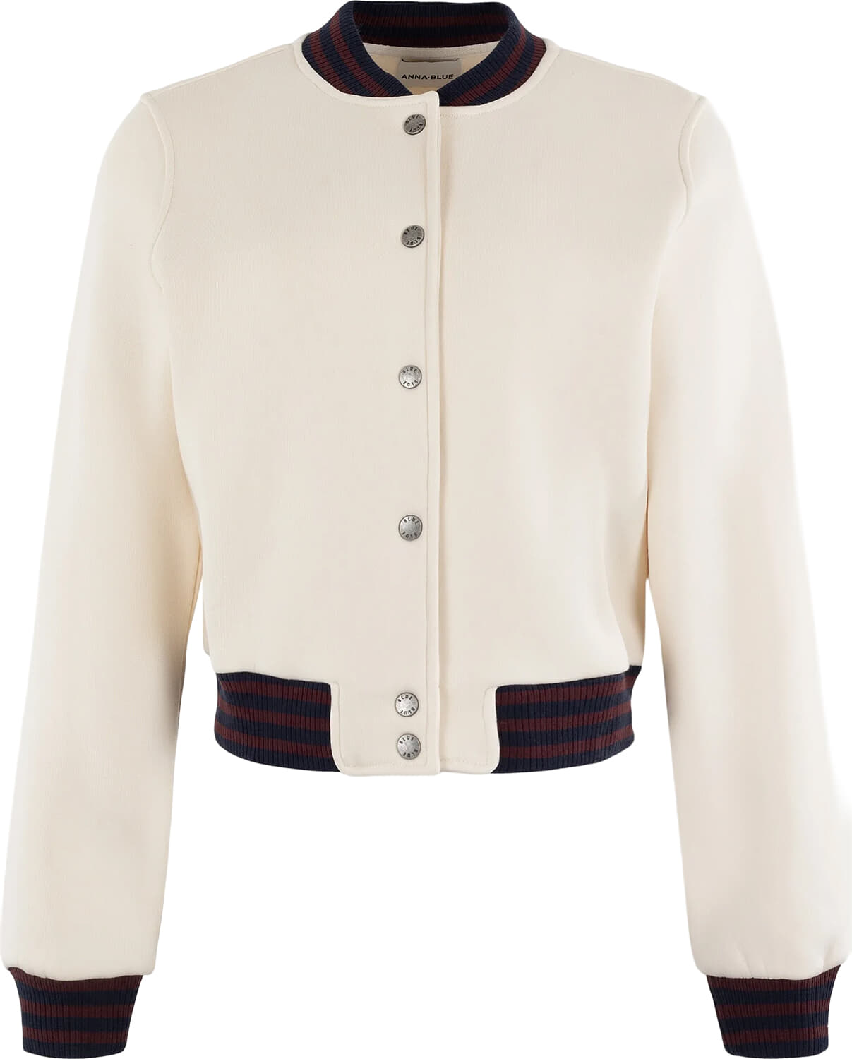 Anna Blue Vest Flo Off White