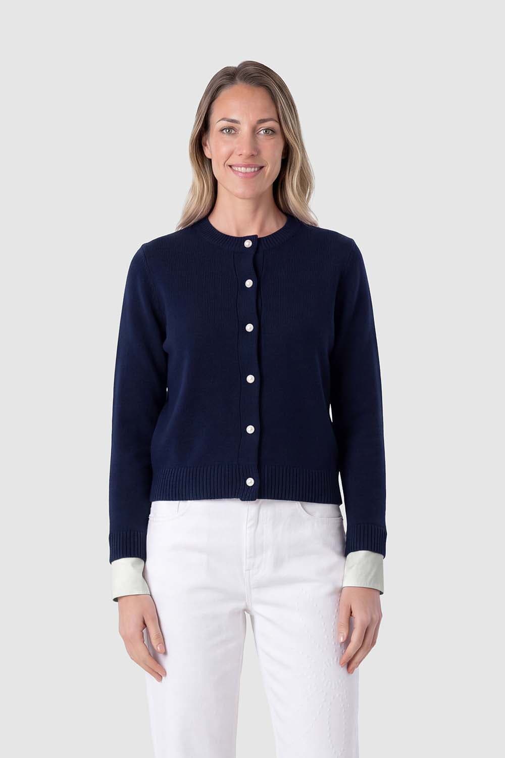 Anna Blue Vest  Nina Navy