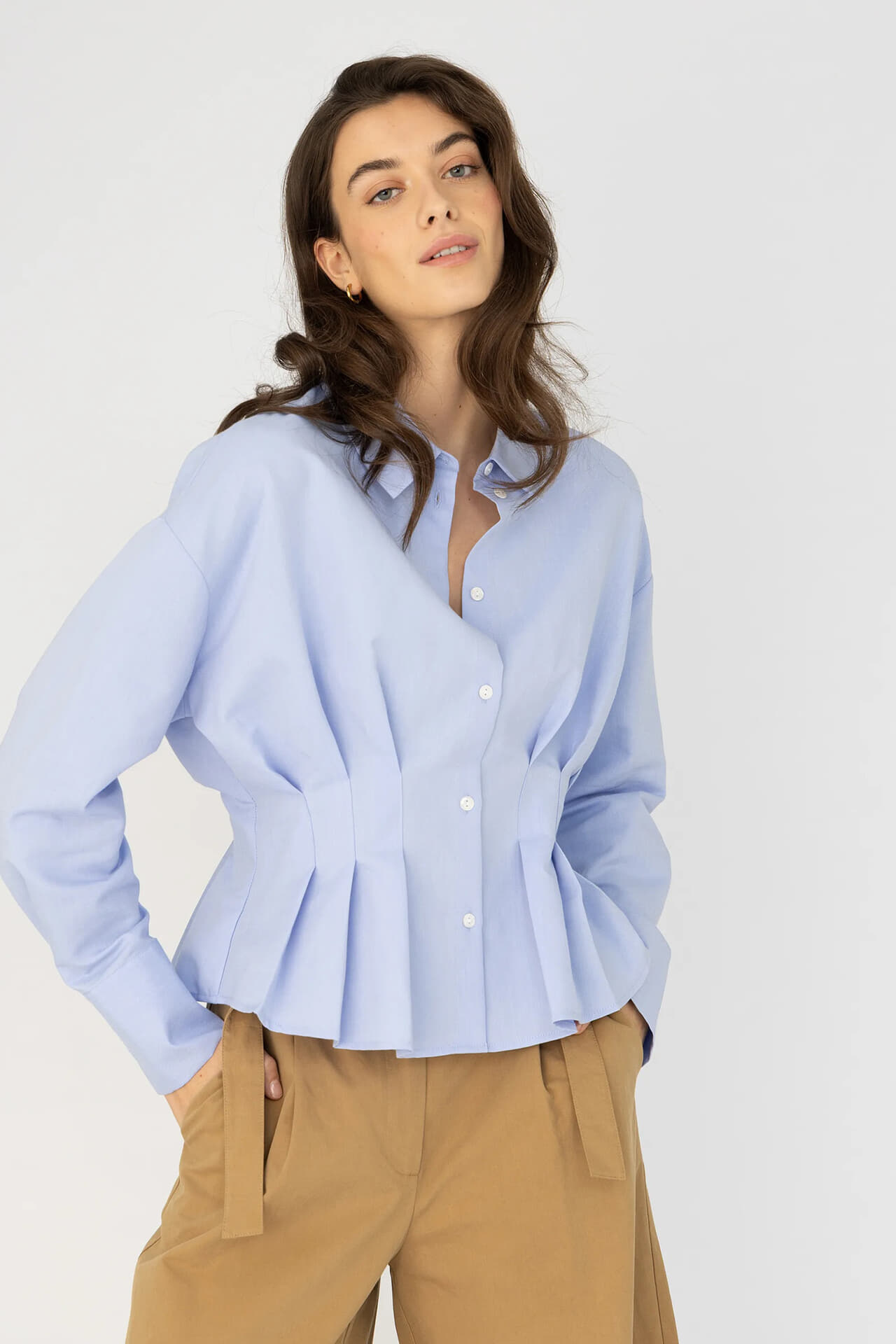 Anna Blue Blouse Sarah Blauw