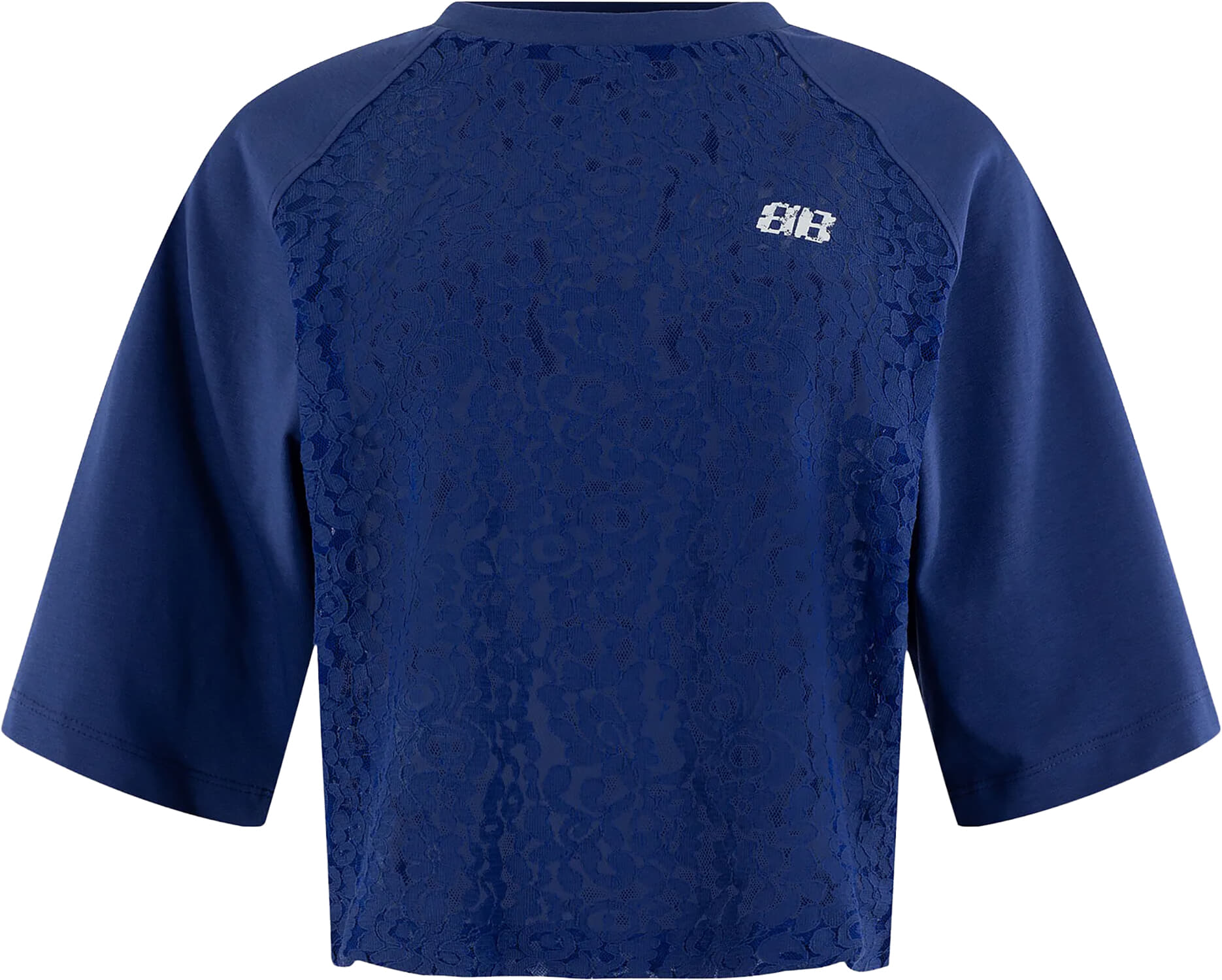 Anna Blue Top Boxy  Navy