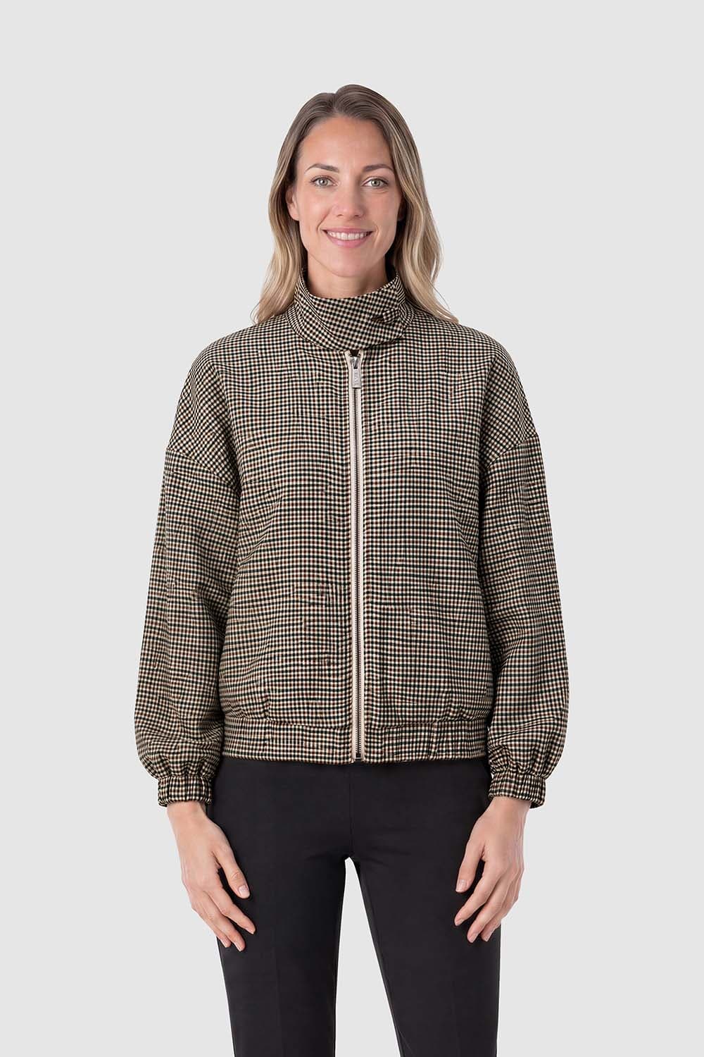 Anna Blue Blazer Melo Bruin