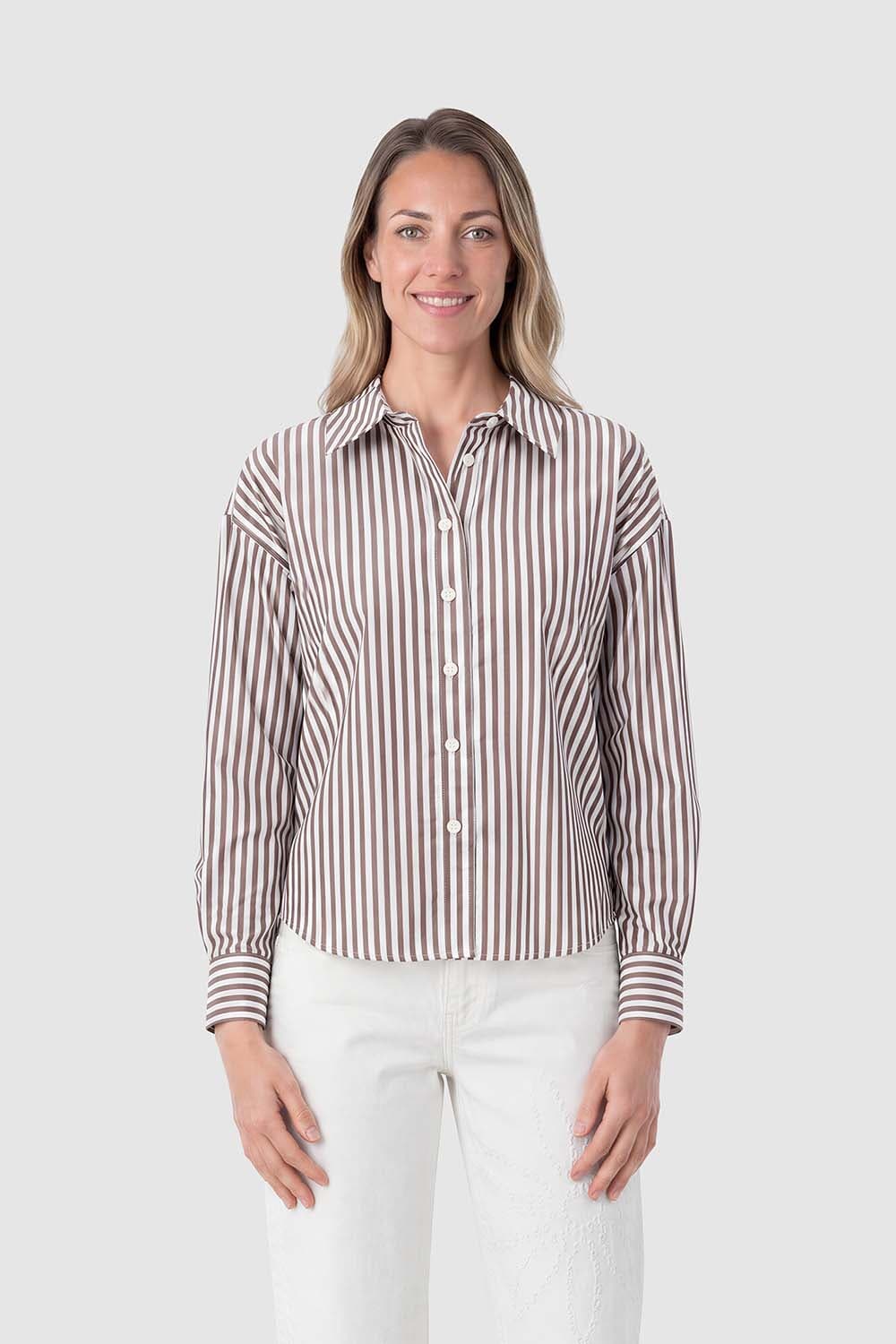 Anna Blue Blouse Sam Bruin