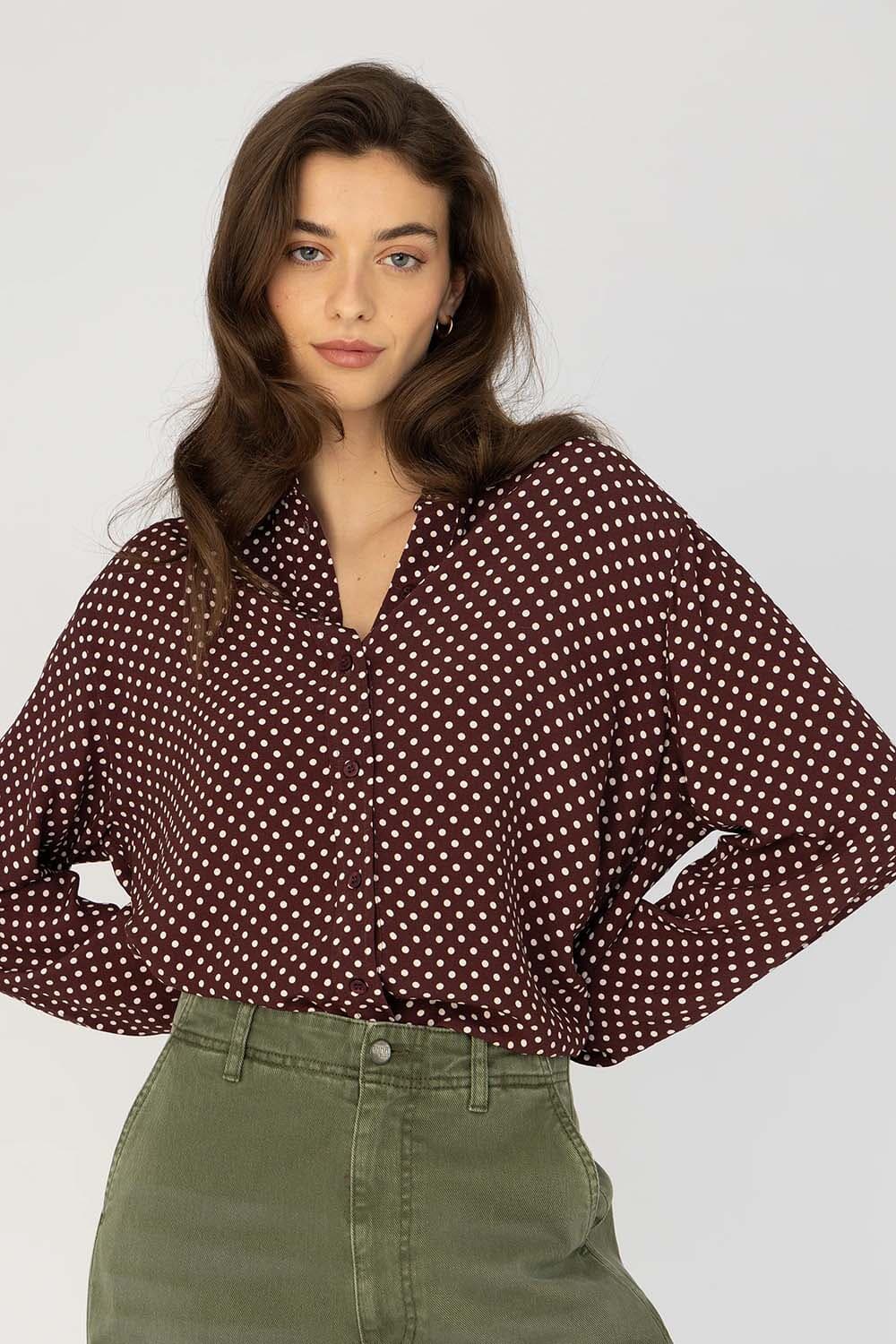 Anna Blue Blouse Lilo Bruin