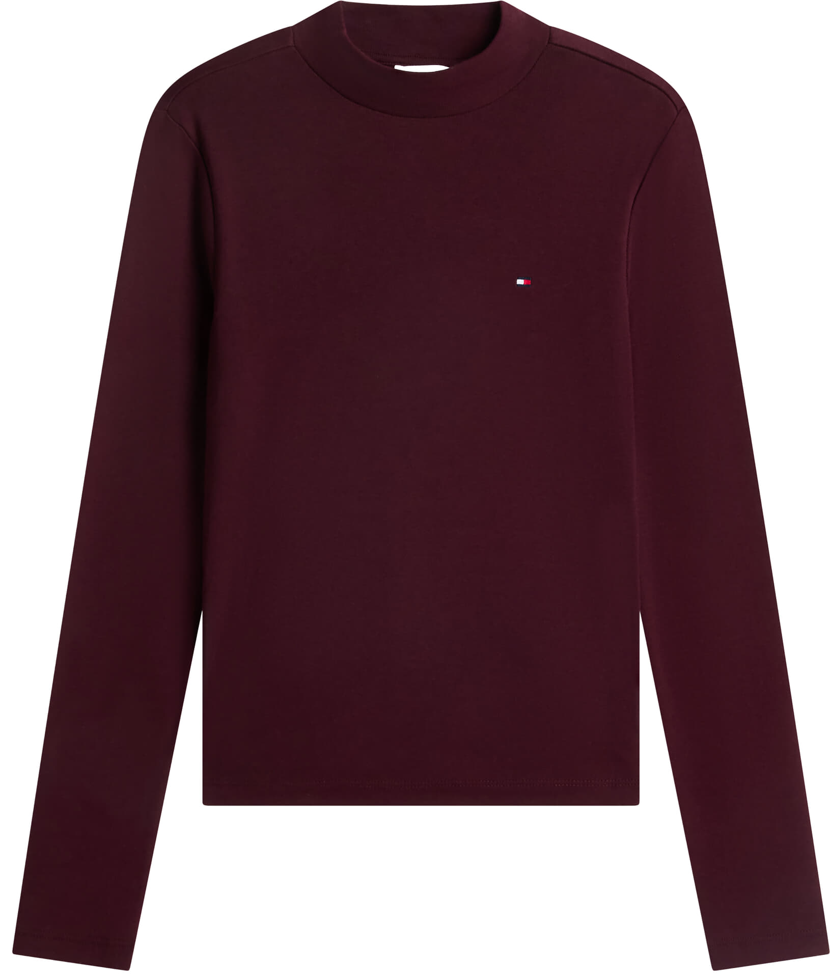 Tommy Hilfiger Longsleeve Cody Slim Bordeaux Rood