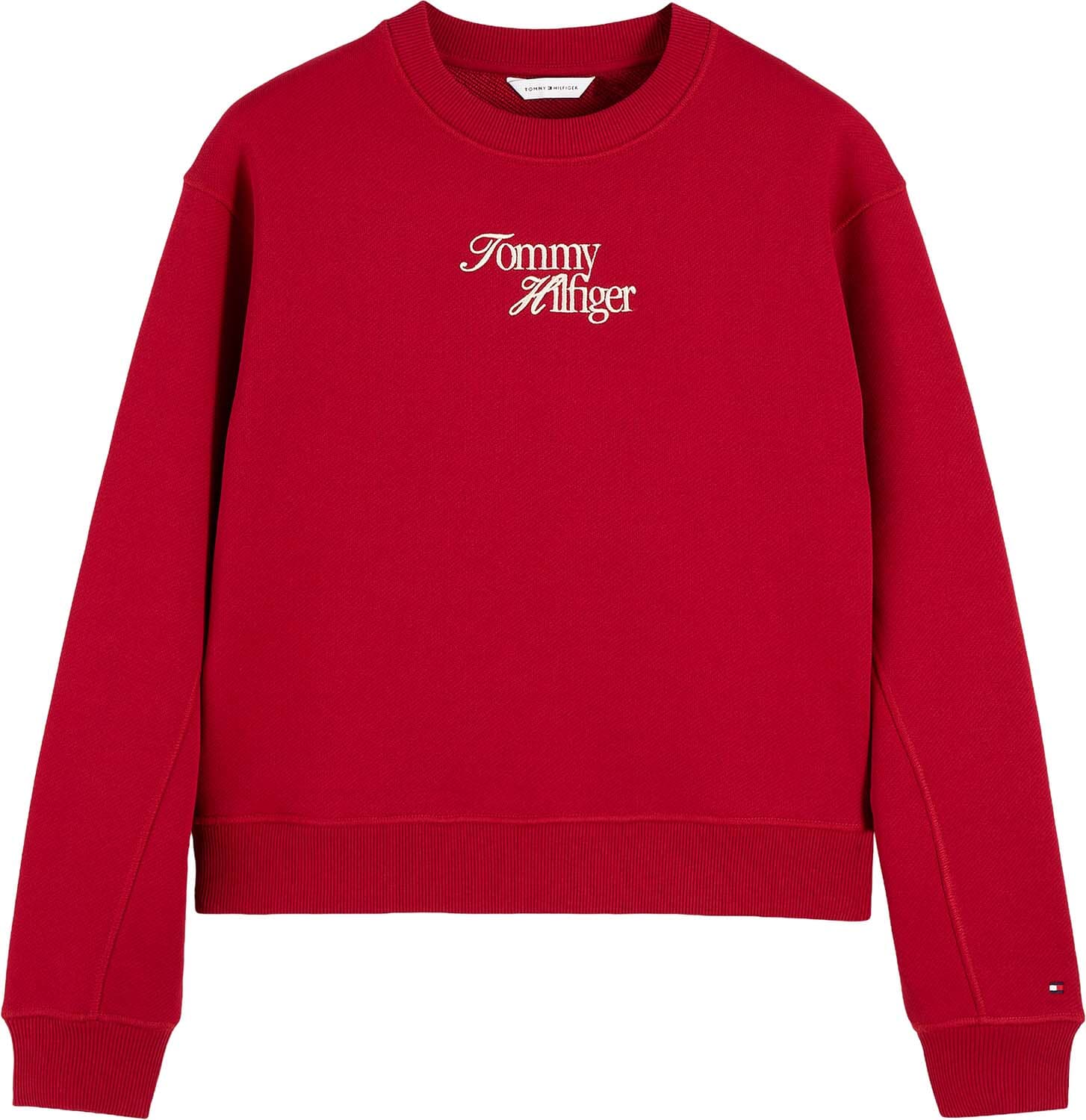 Tommy Hilfiger Sweater Script Regular Rood