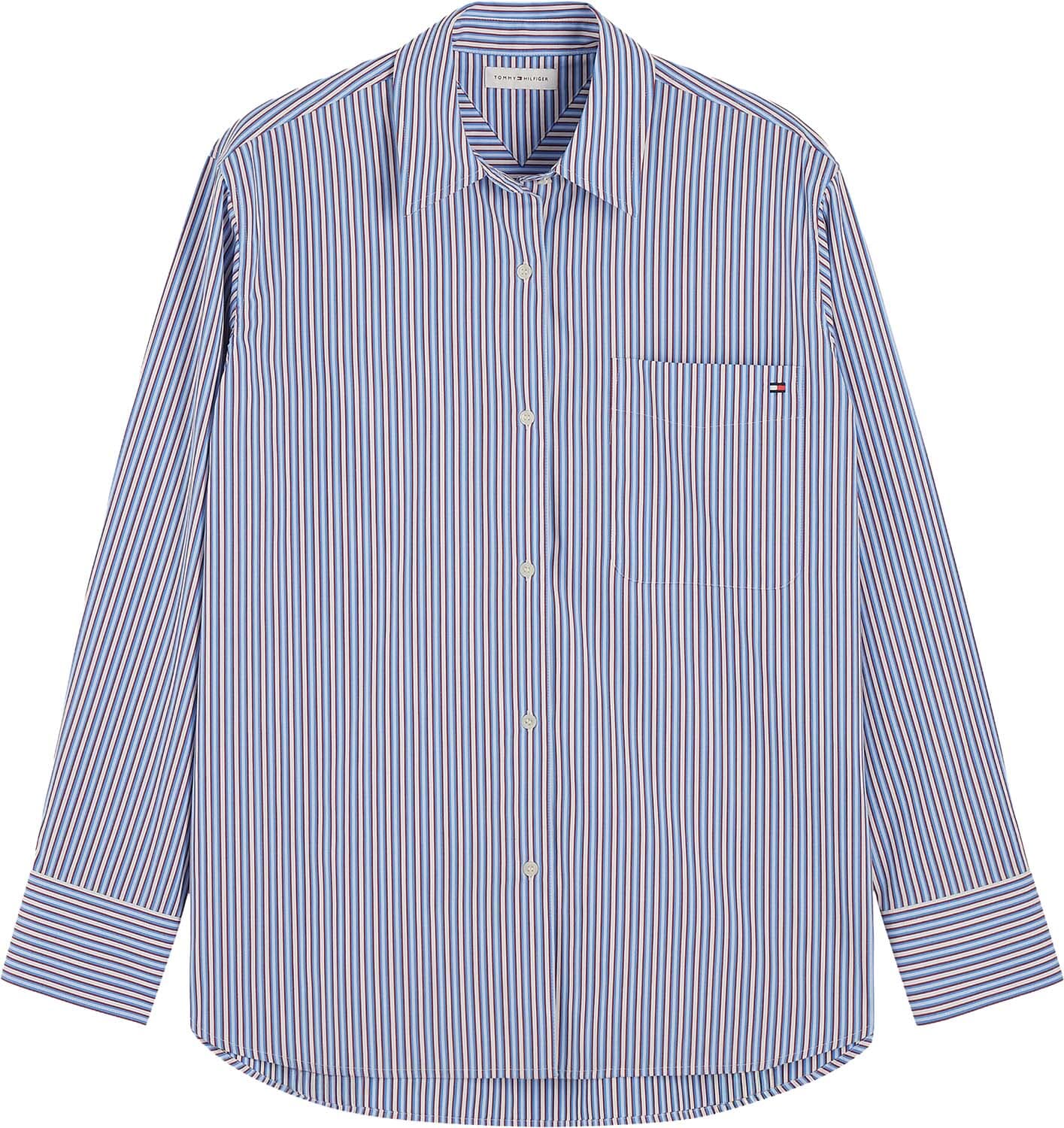 Tommy Hilfiger Blouse Ess Poplin Easy Fit Multi