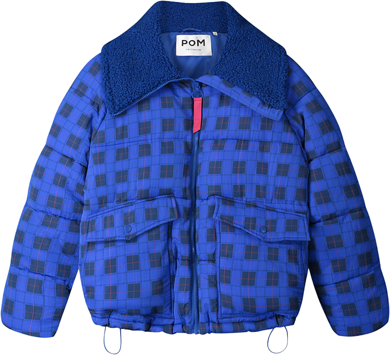 Pom Amsterdam Jas Coco Check Jeans Light