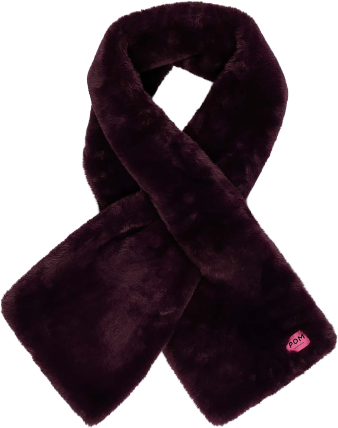 Pom Amsterdam Sjaal Carmen Dark Plum Paars