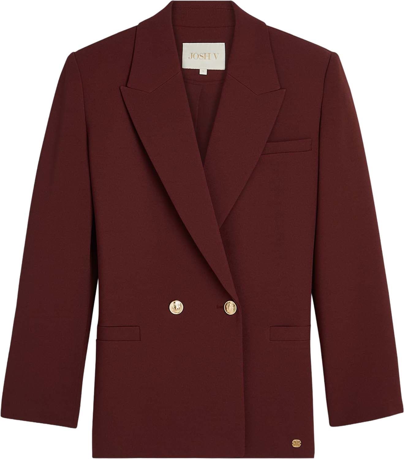Josh V Blazer Dee Bordeaux Rood