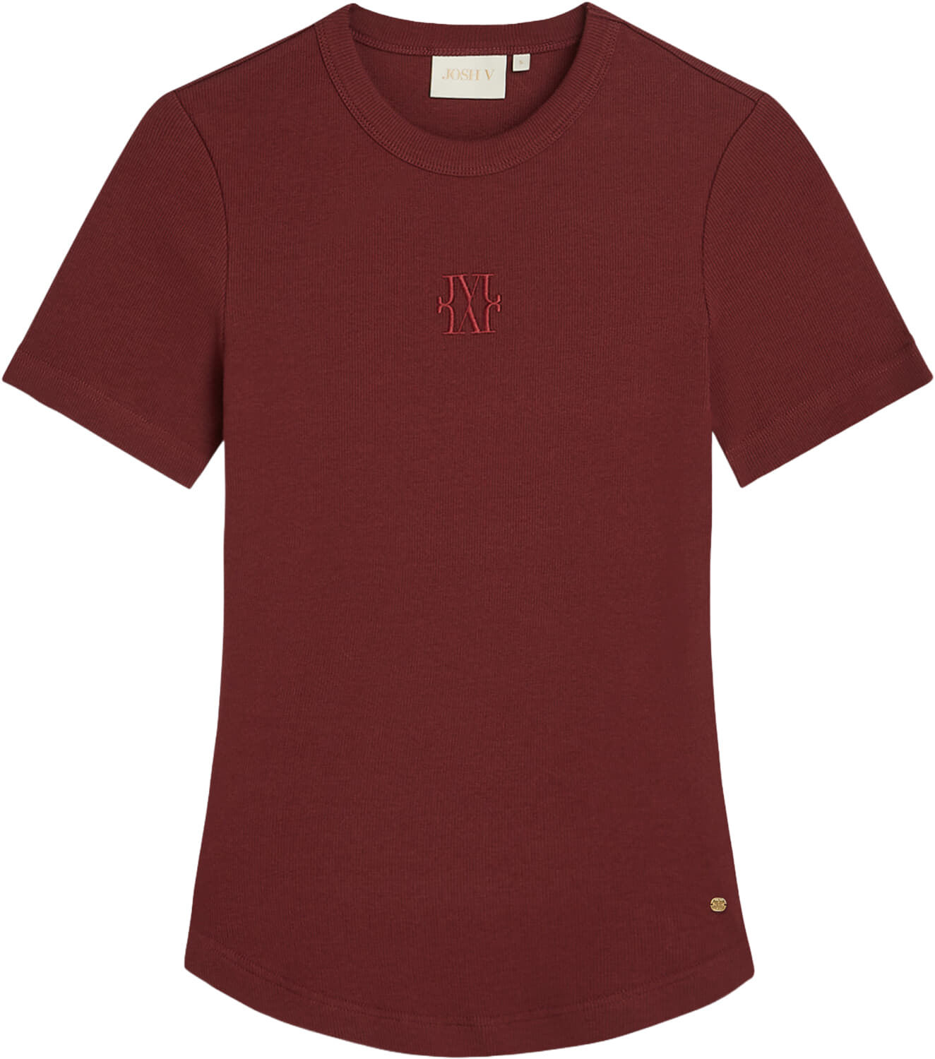Josh V T-shirt Cody Bordeaux Rood