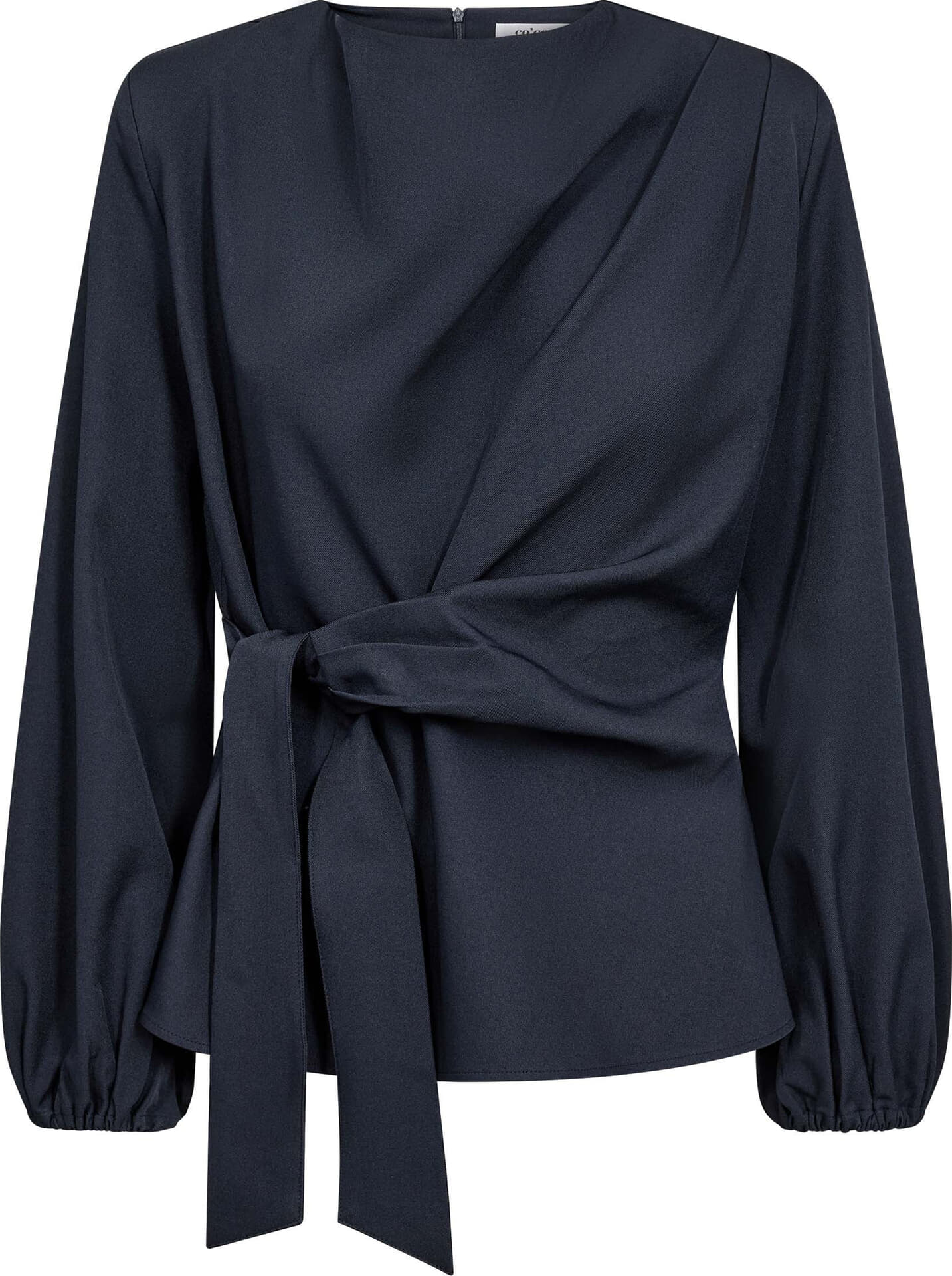 Co'couture Top Luna Tie Blauw