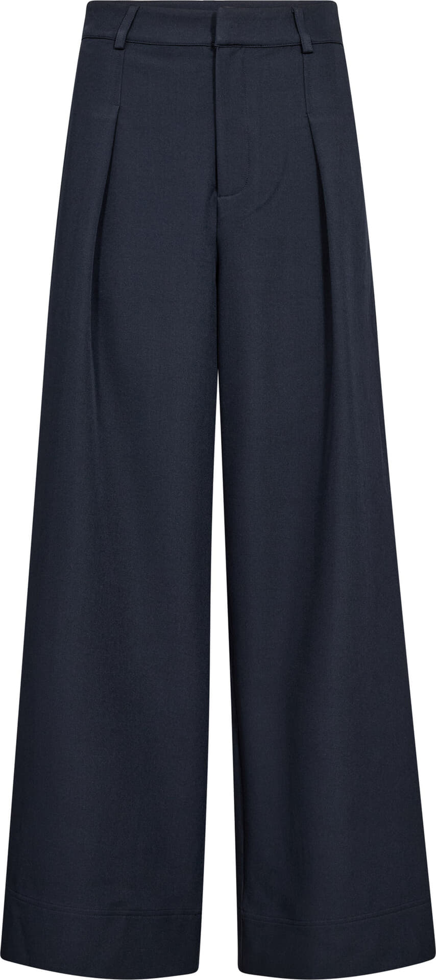 Co'couture Broek Luna Pleat Blauw