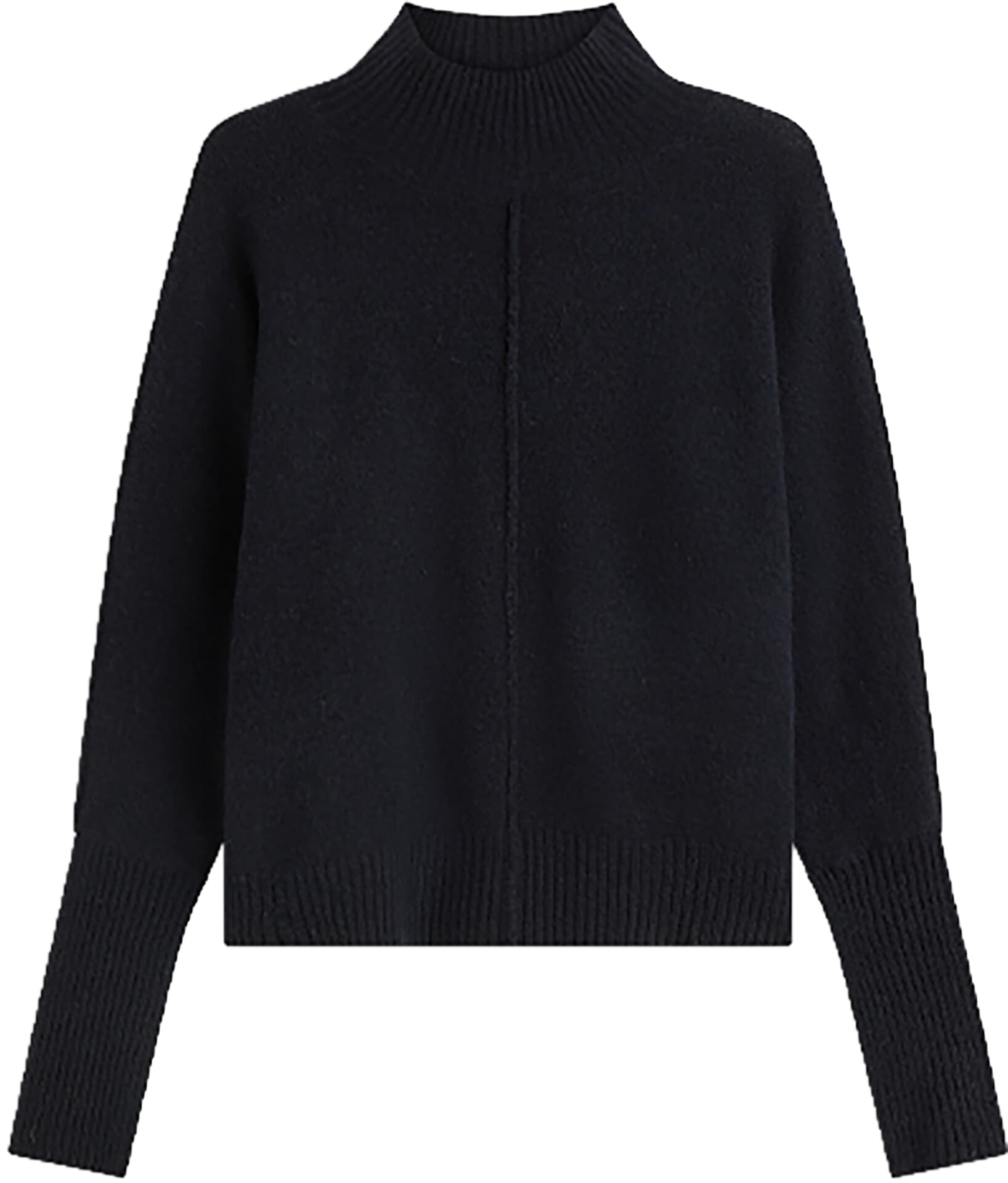 Summum Gebreide Trui Batwing Soft  Jeans donker