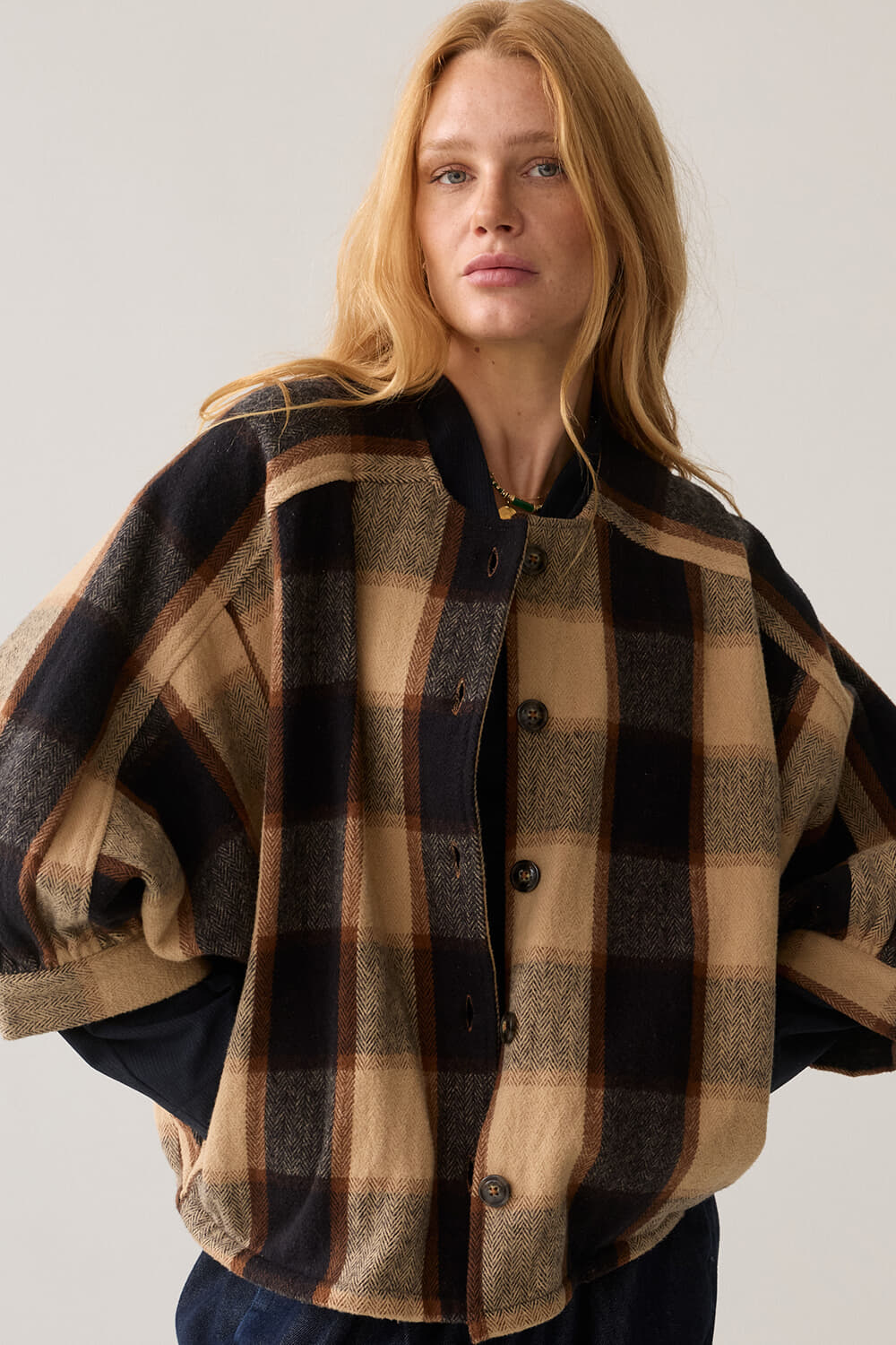 Summum Jacket Heavy Check Multi