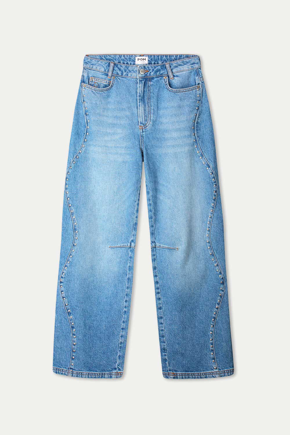 Pom Amsterdam Jeans Jacky Studs Navy
