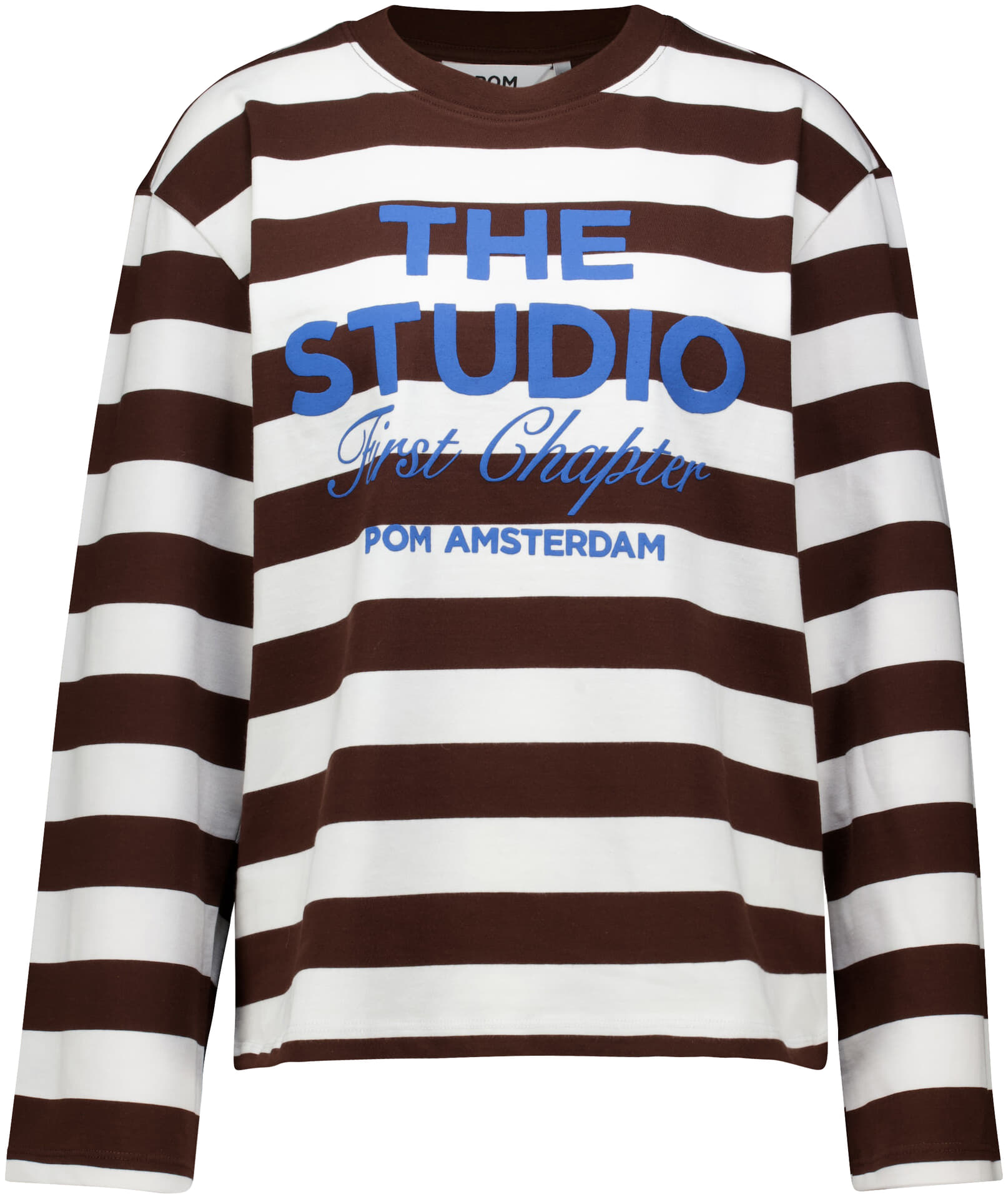 Pom Amsterdam Longsleeve Joy Striped Wit
