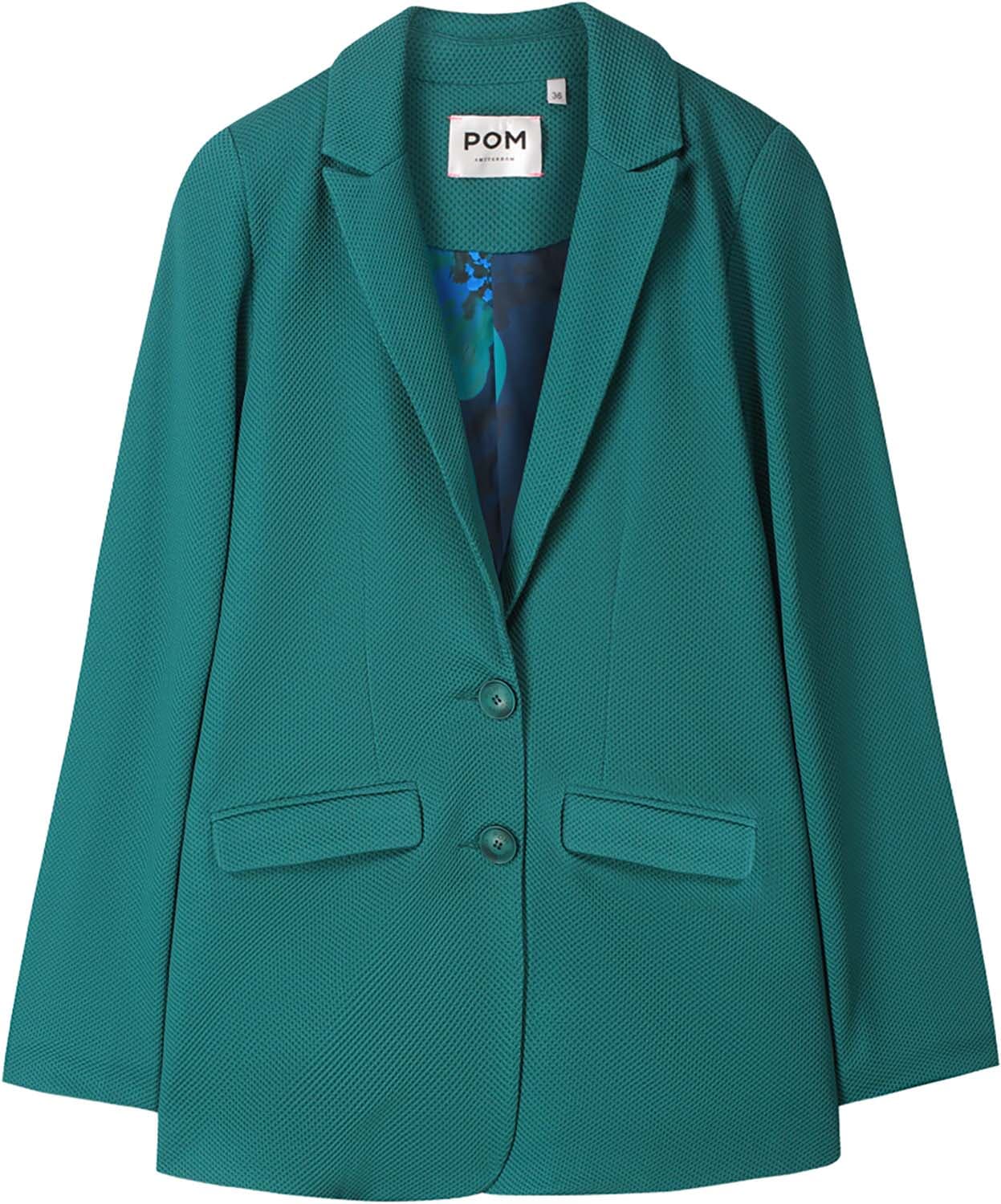 Pom Amsterdam Pullover Chloé Teal Groen
