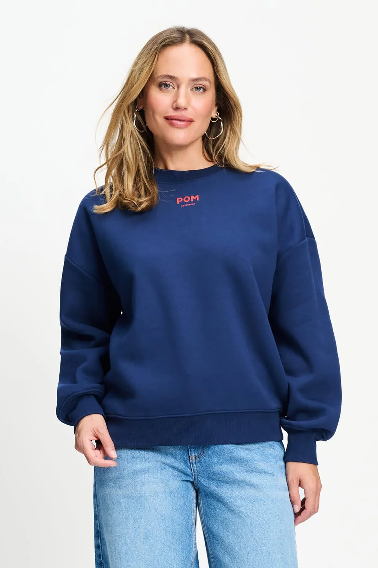 Pom Amsterdam Sweater Sophie Big Applause Navy