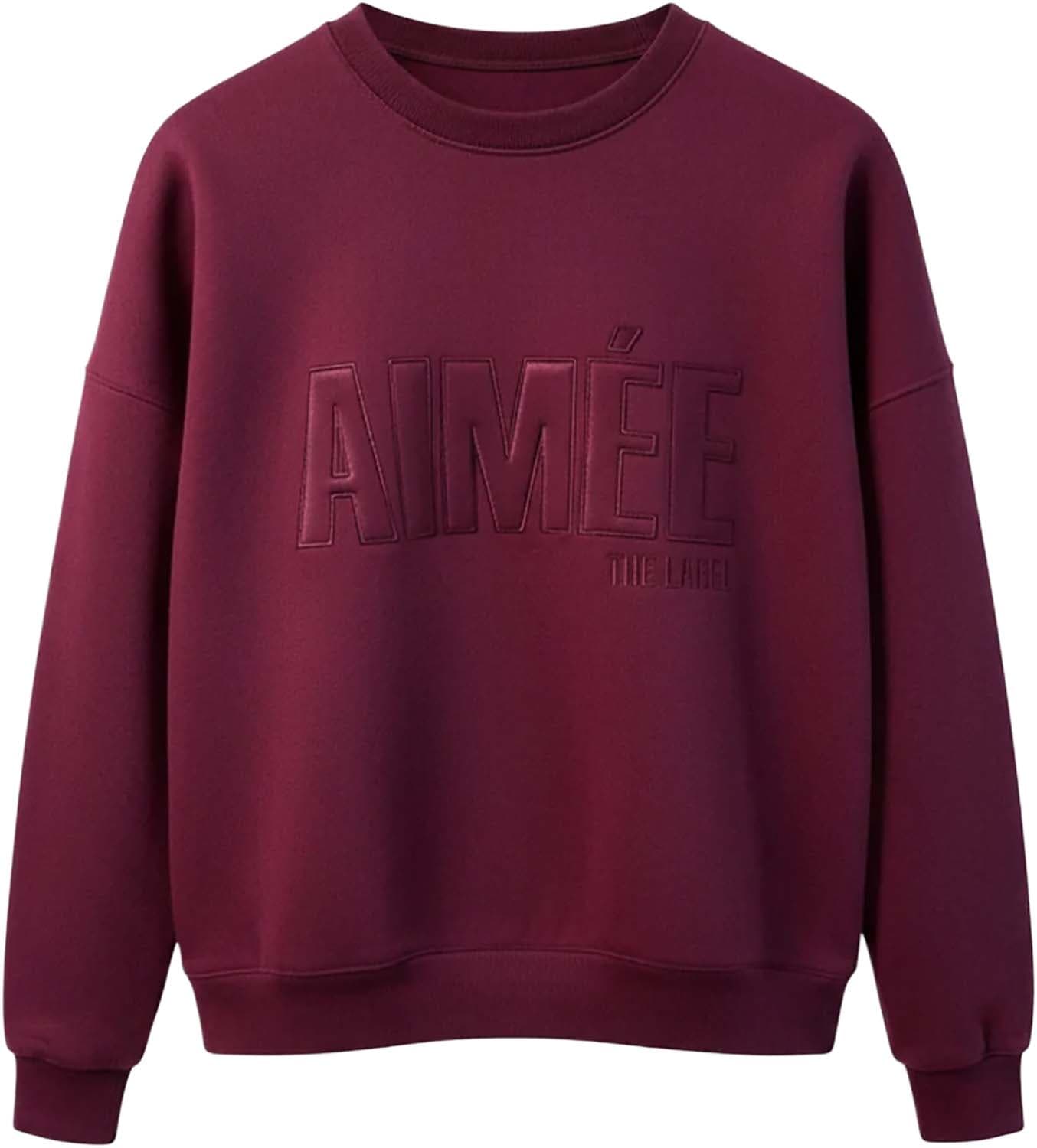 Aimée The Label Sweater Brazil Bordeaux Rood