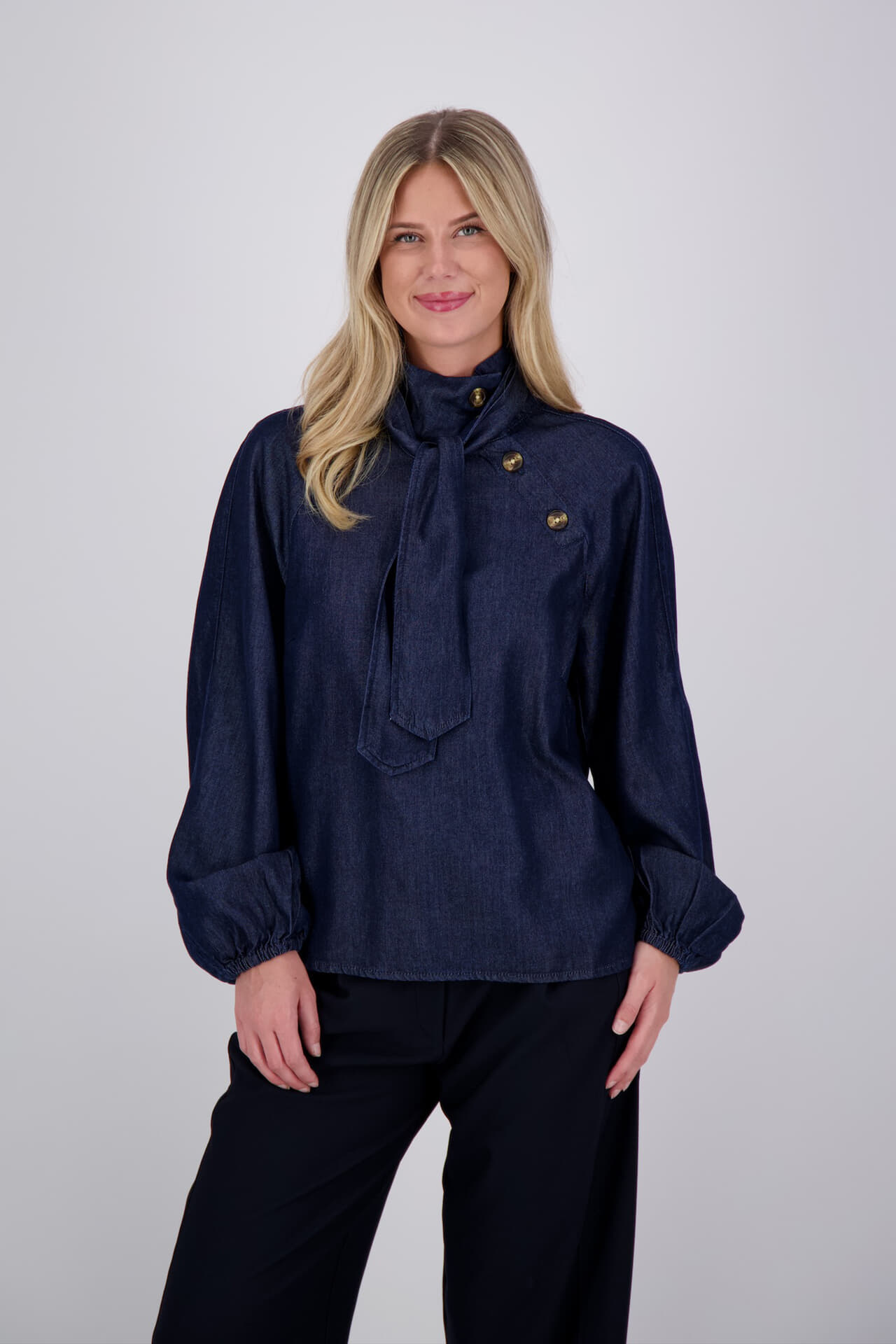 Aimée The Label Blouse Jesper  Navy