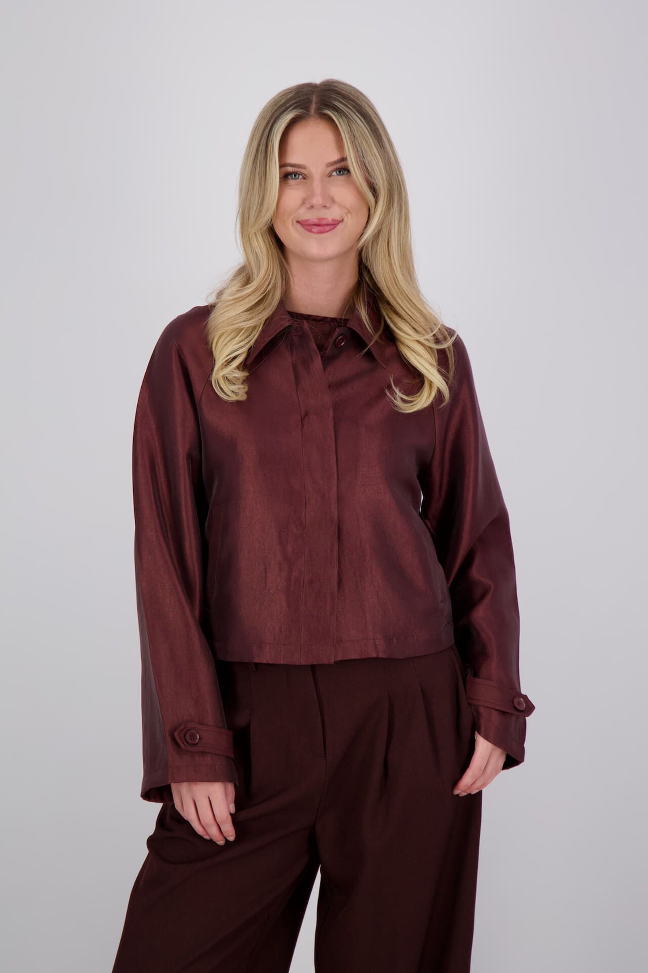 Aimée The Label Blazer Tilly Bordeaux Rood