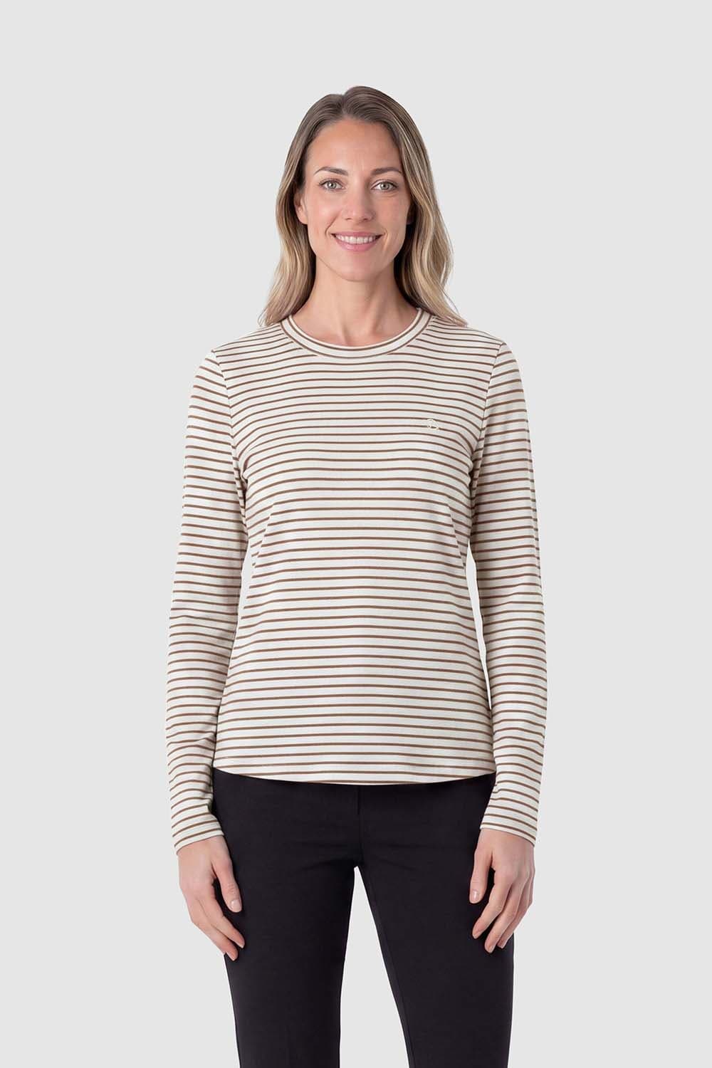Aimée The Label Longsleeve ZenoLuca Streep  Bruin