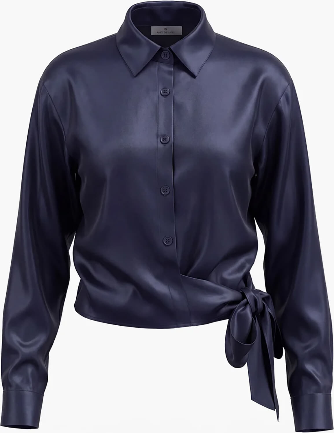 Aimée The Label Blouse Greece Navy