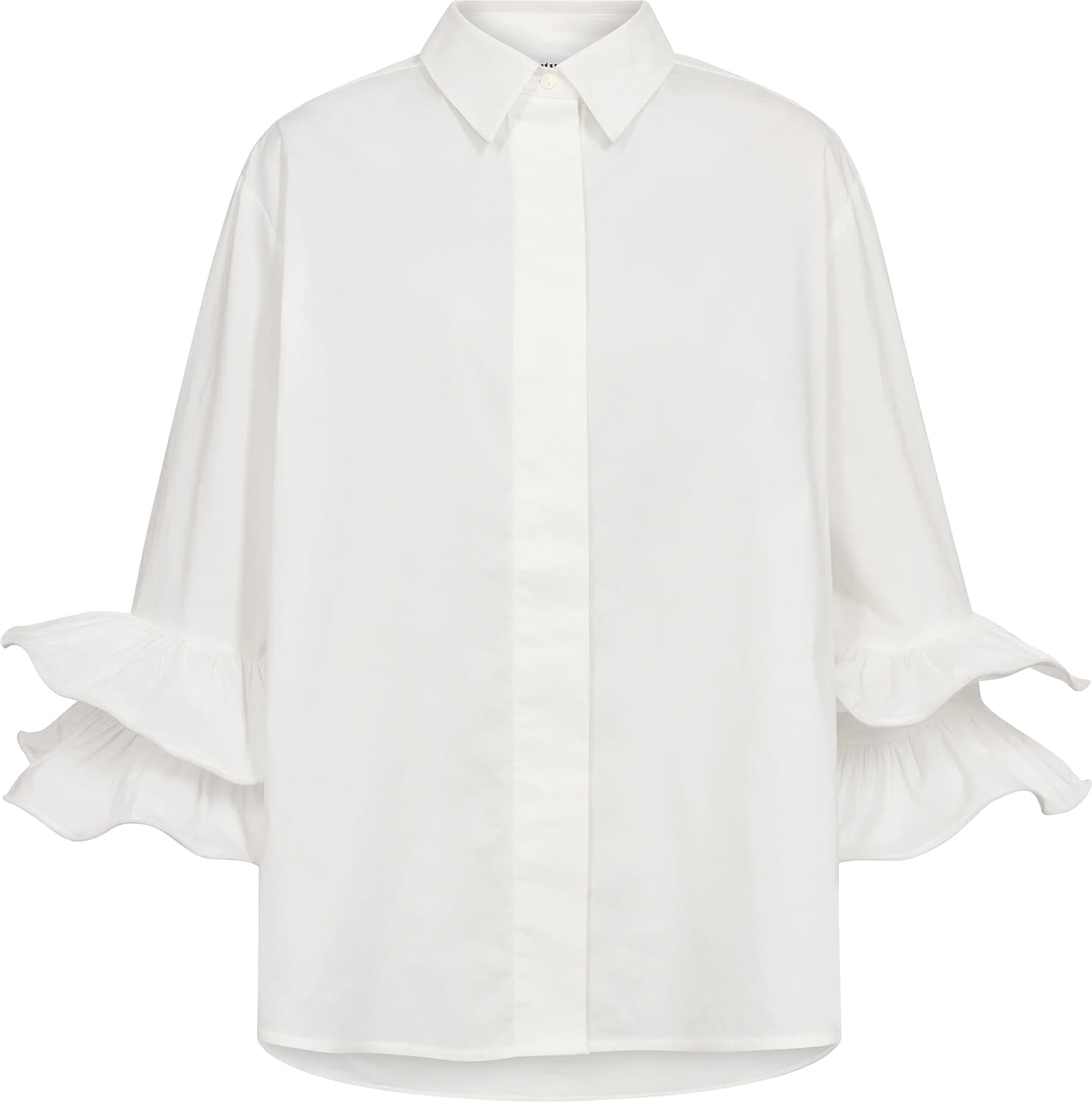 Co'couture Blouse Halen Flare Wit
