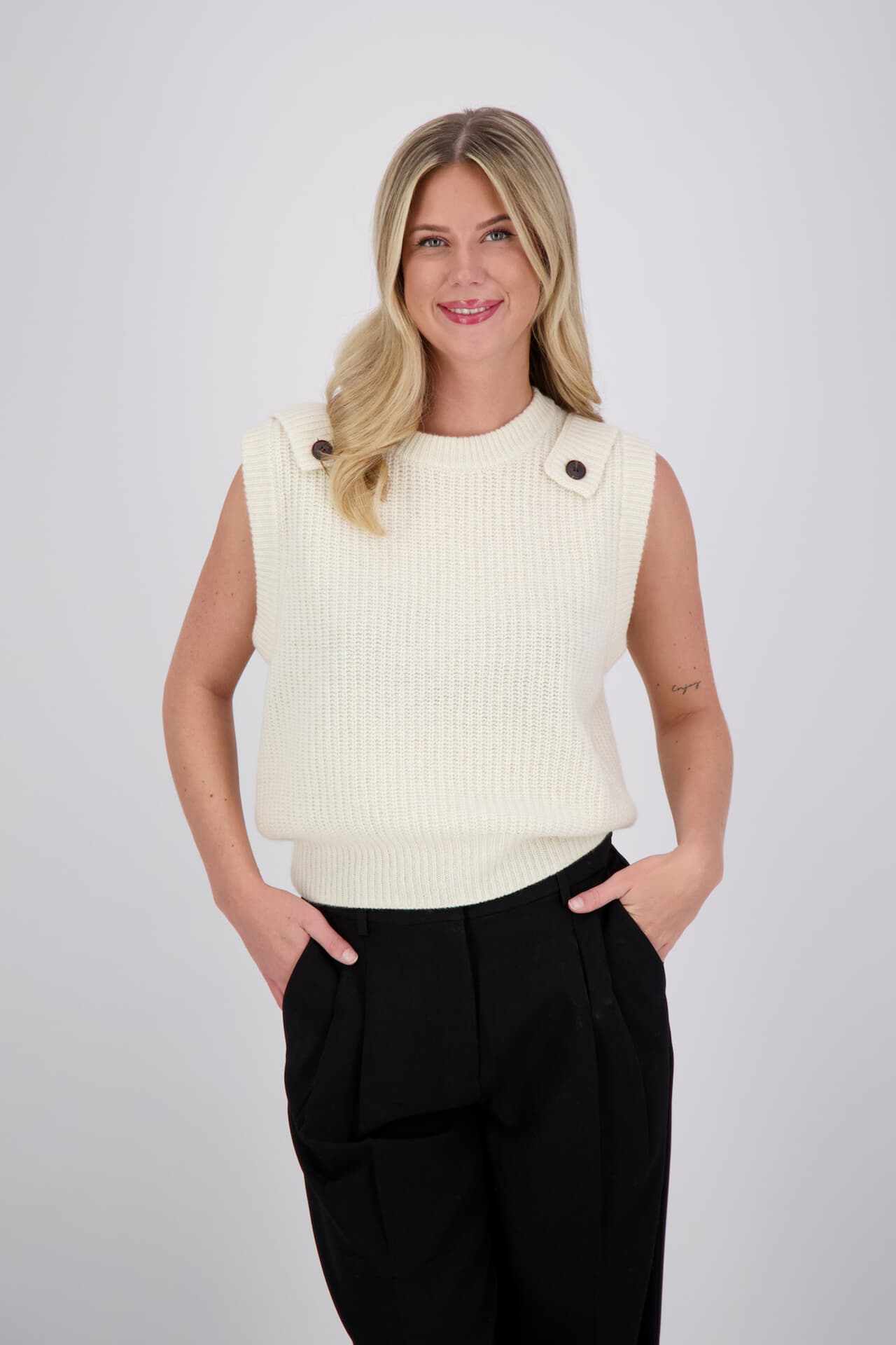 Co'couture Broek Vola New Pleat Zwart