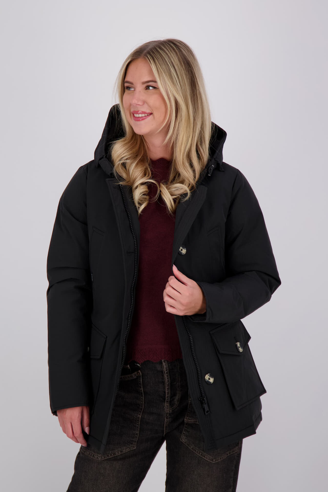 Airforce Parka Zwart