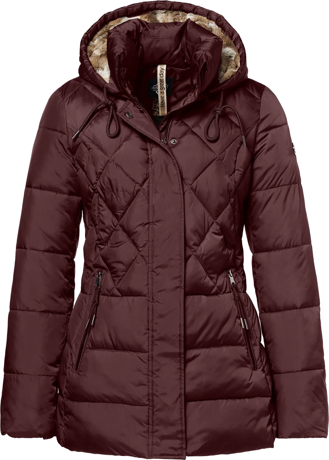 District Jas MACARON Bordeaux Rood