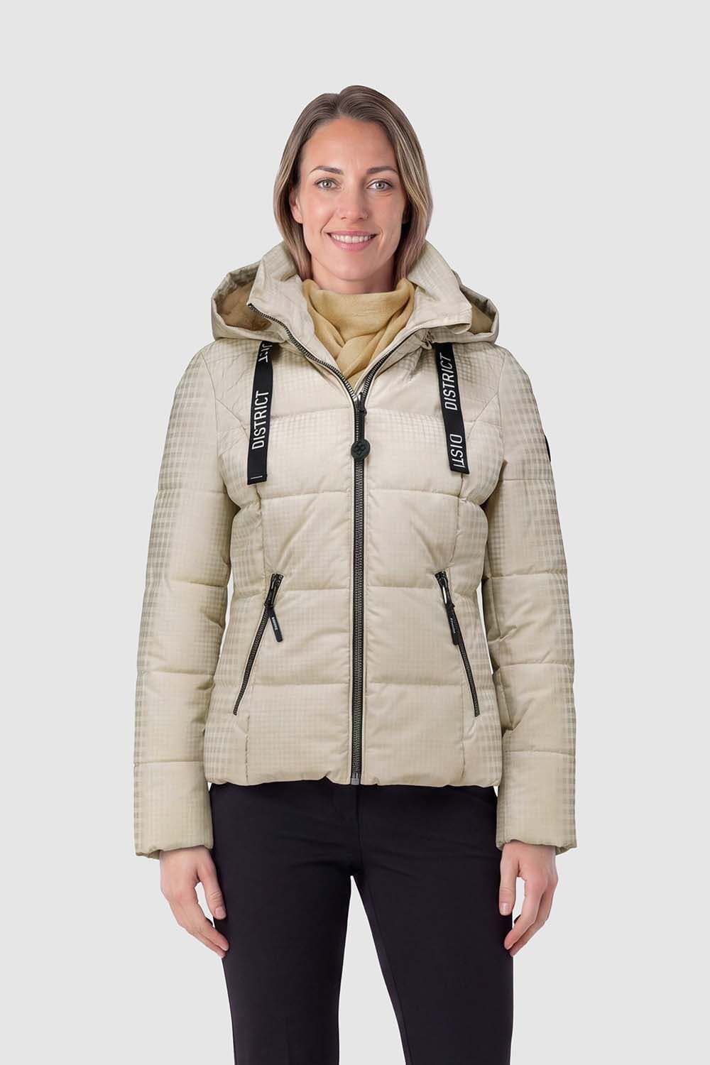 District Jas Macchiato kort waterafstotend Beige