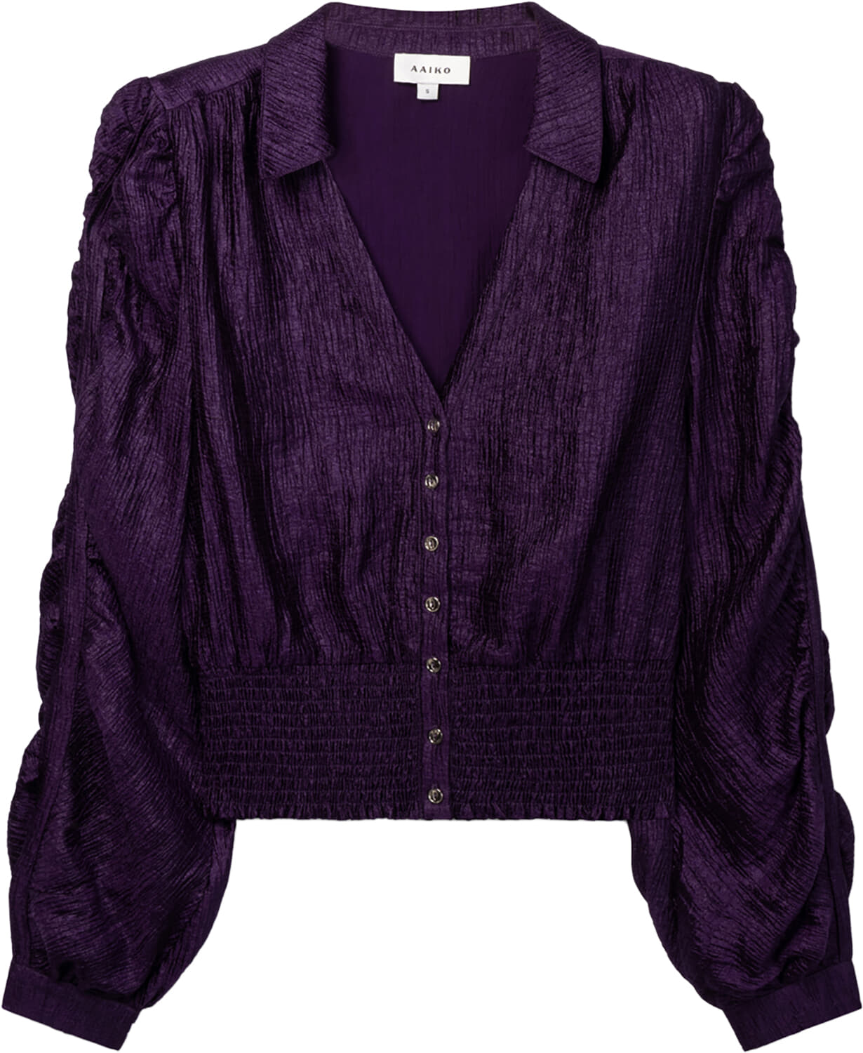 Aaiko Blouse Myra Shine Paars