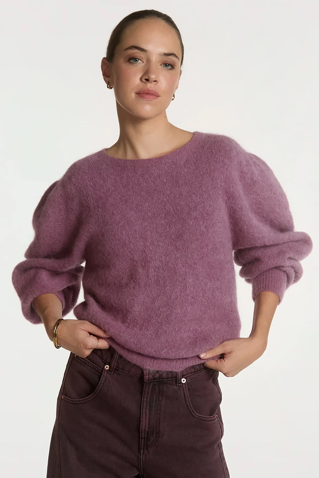 Aaiko Sweater Denize Paars