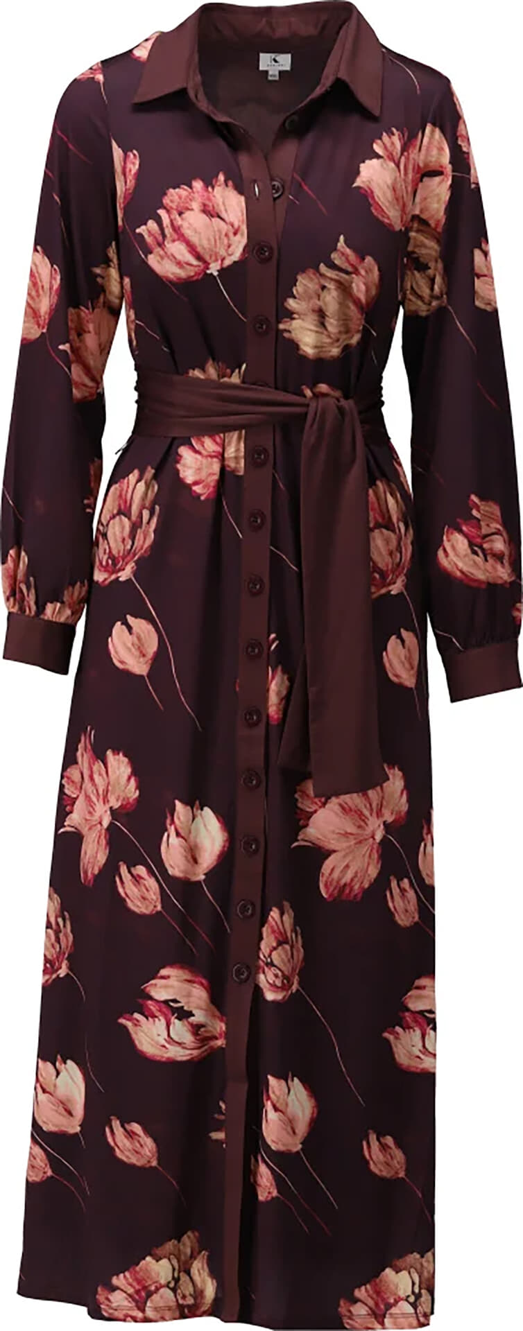 K Design Jurk Bordeaux Rood