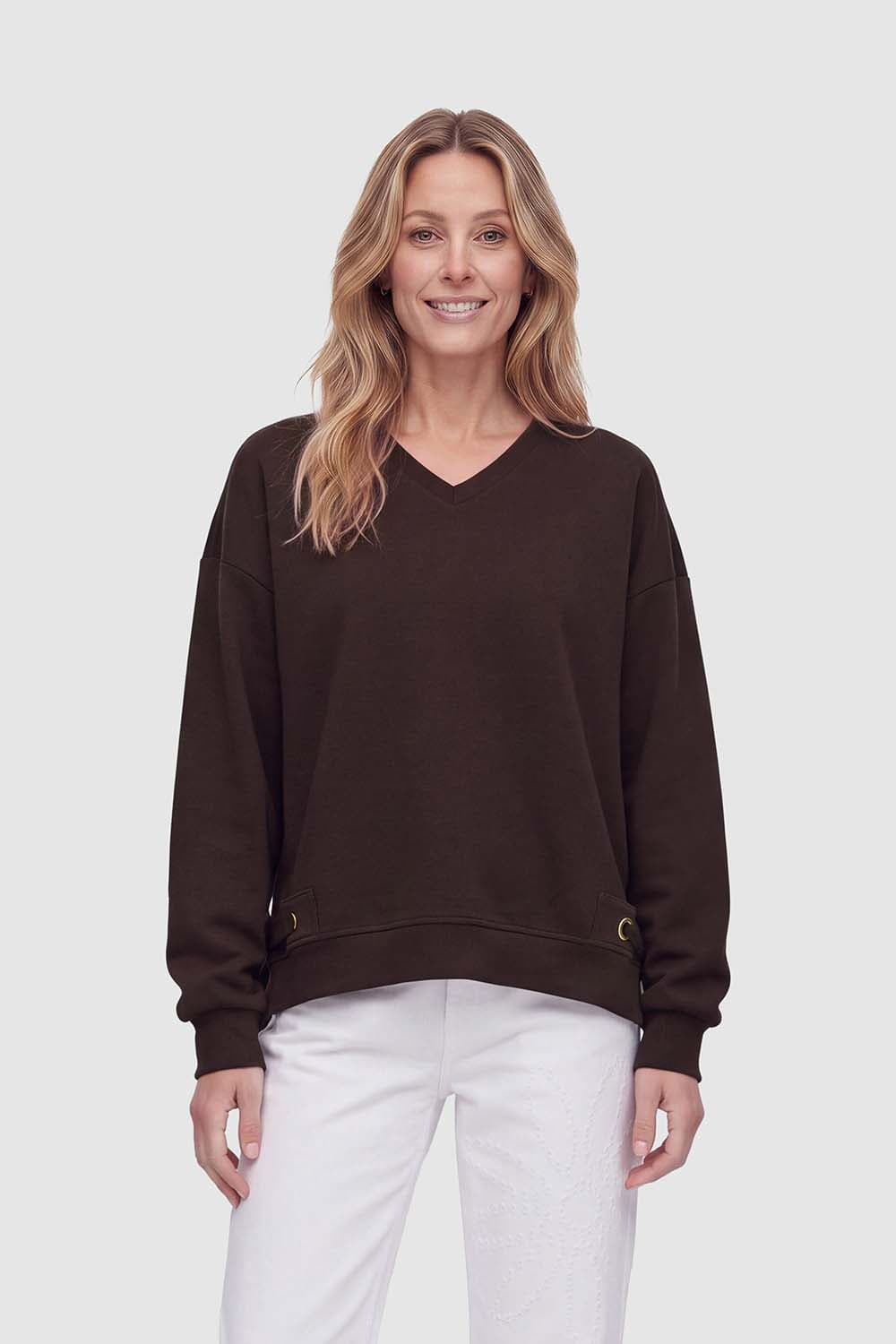 Zoso Sweater Romee Bruin
