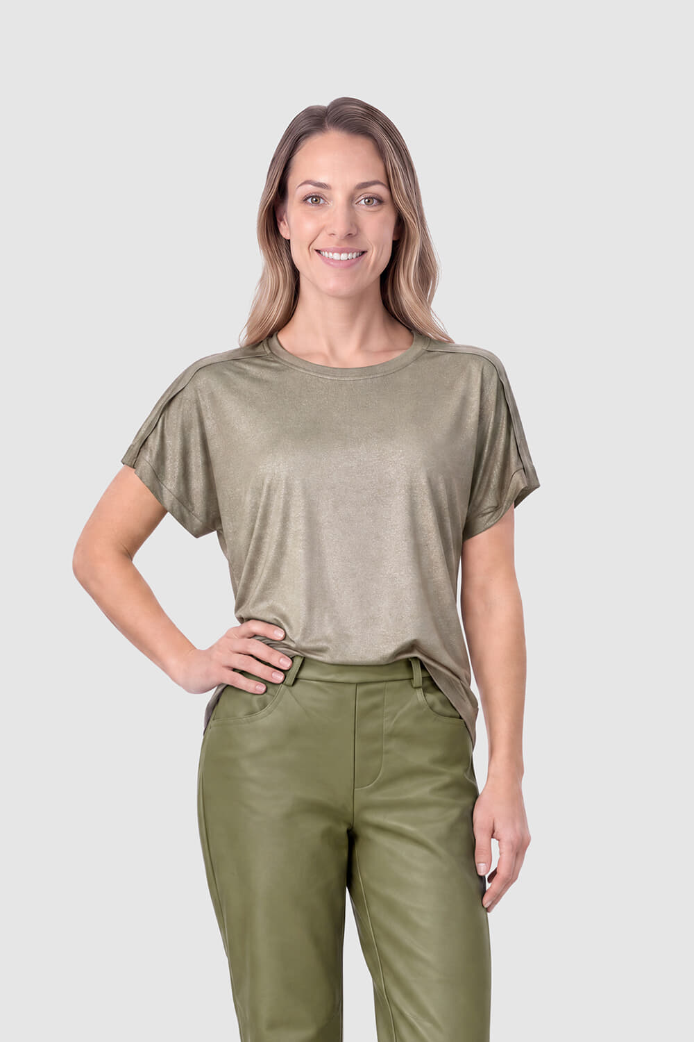 Lady Day Top Thyme Groen