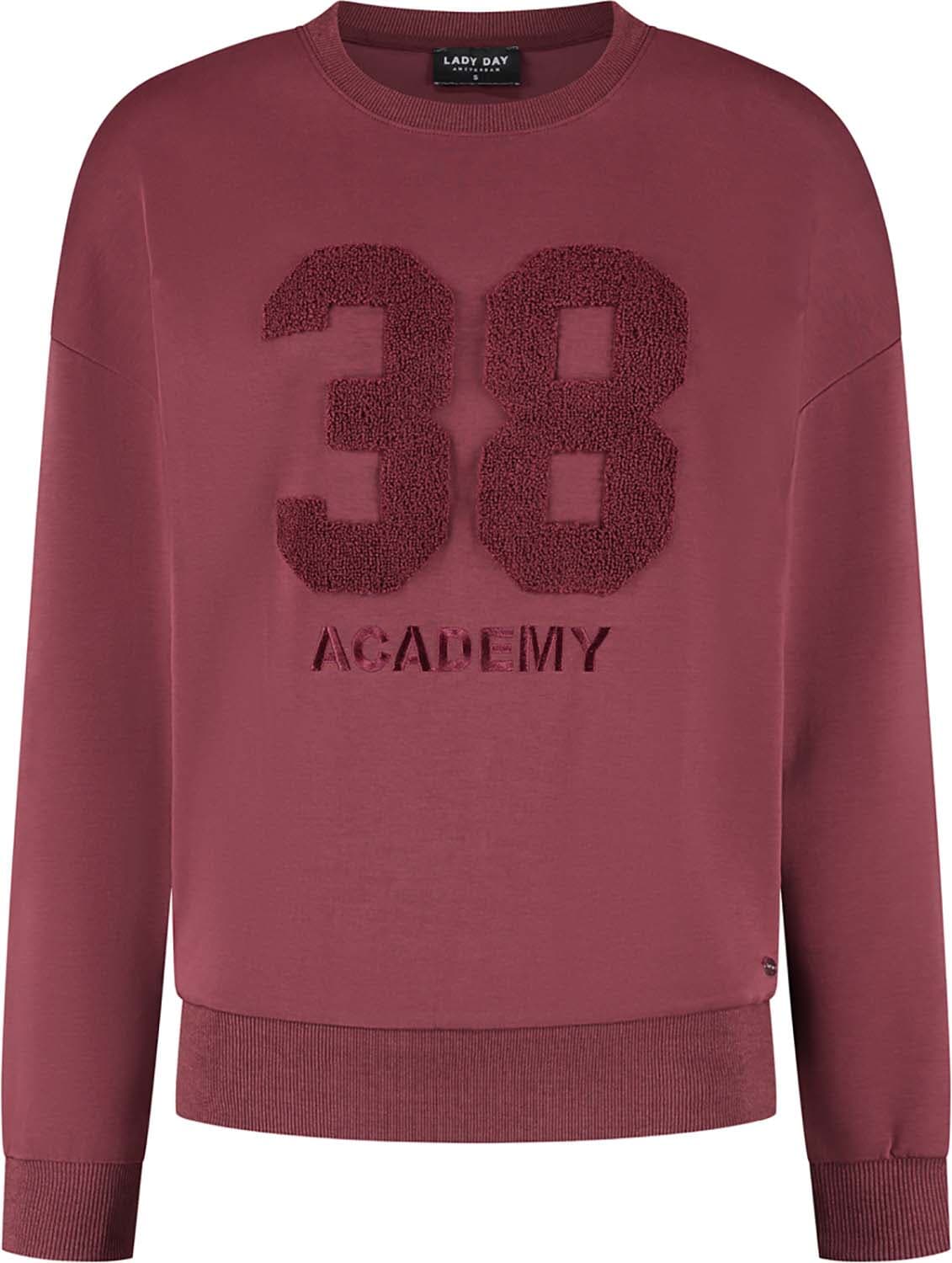 Lady Day Sweater Acedemy Bordeaux Rood