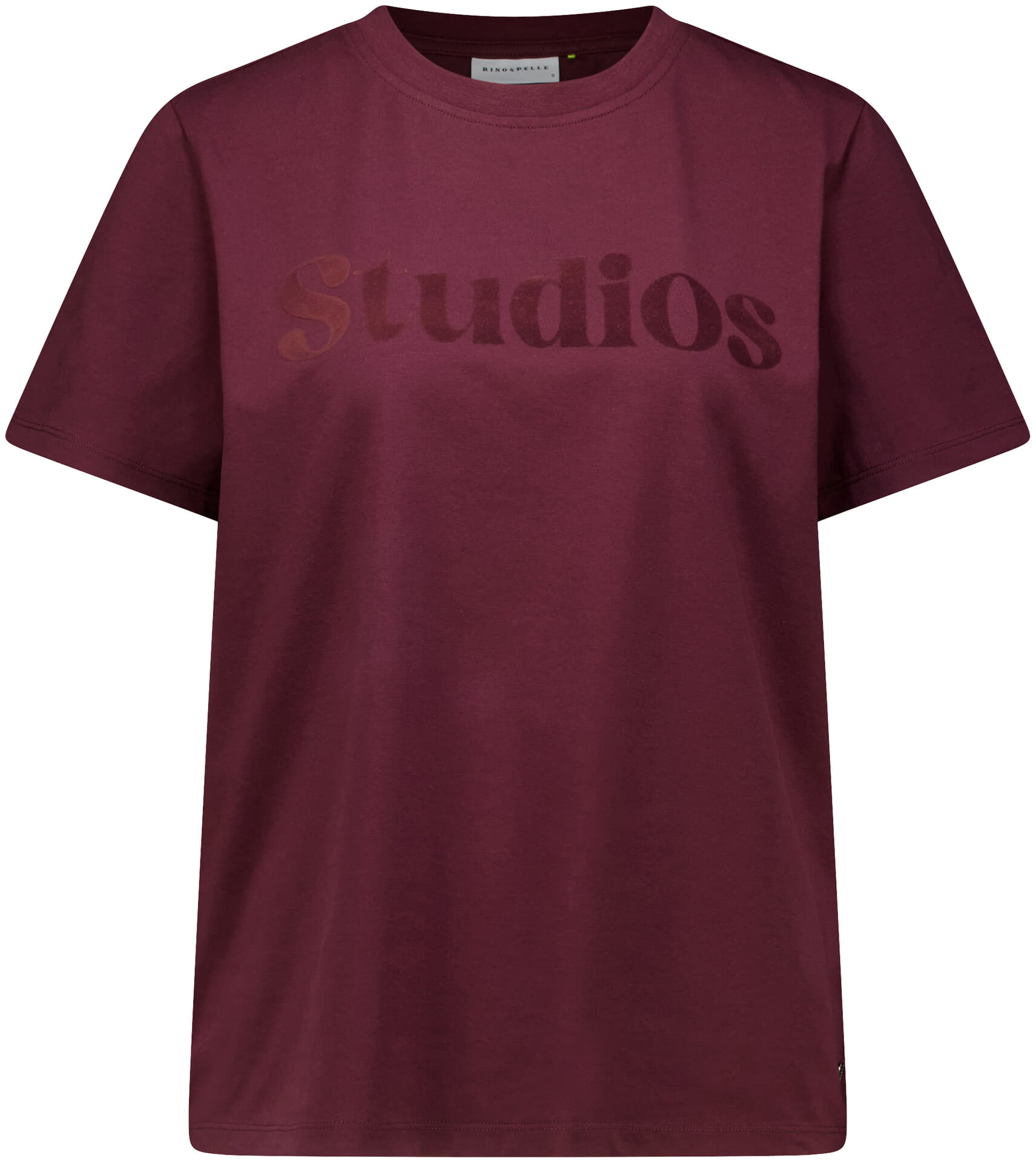 Rino & Pelle T-shirt Kiley Bordeaux Rood