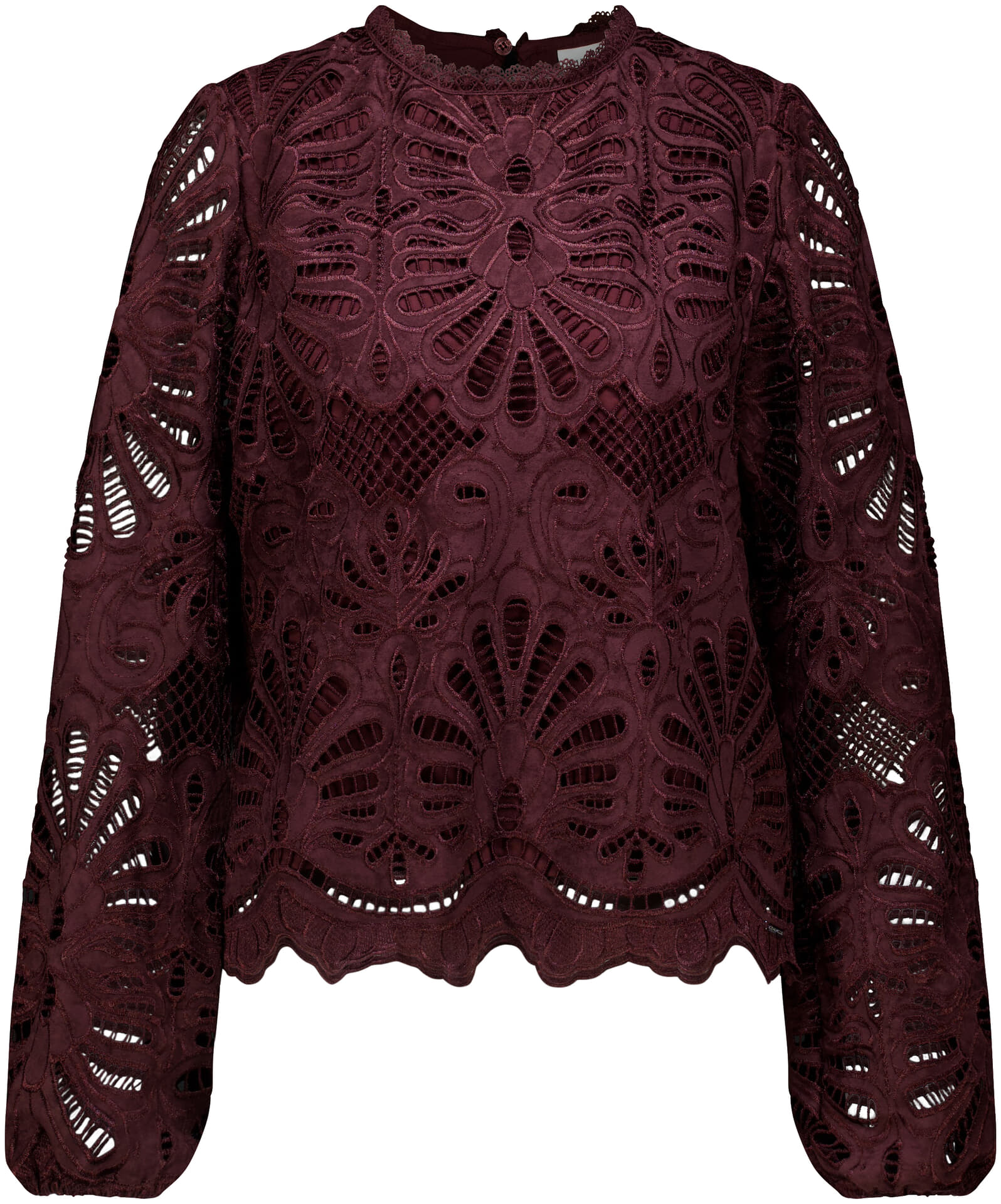 Rino & Pelle Blouse Jaike Long balloon Sleeve  Bruin