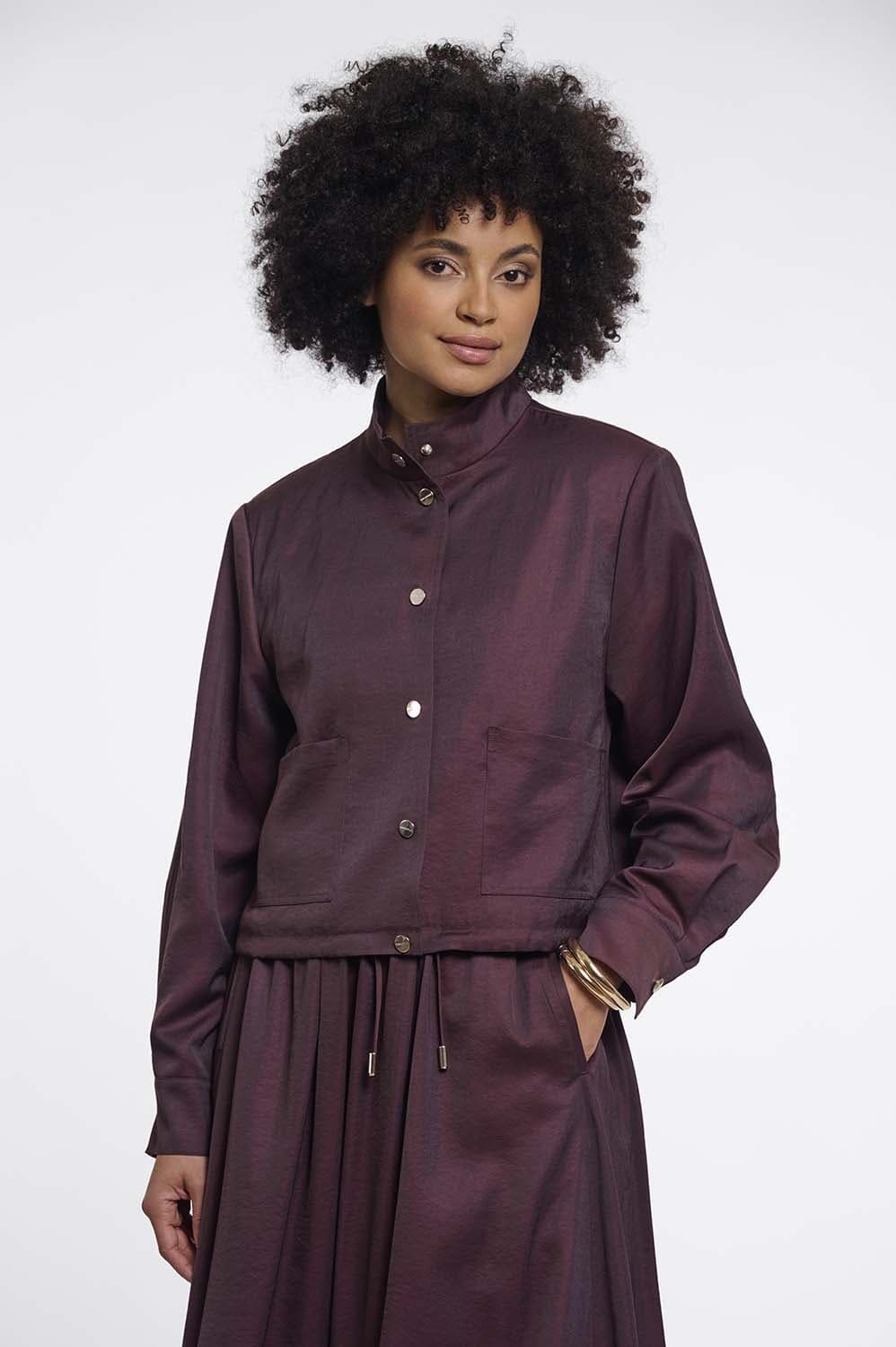 Rino & Pelle Blouson Jasje Gea Bordeaux Rood