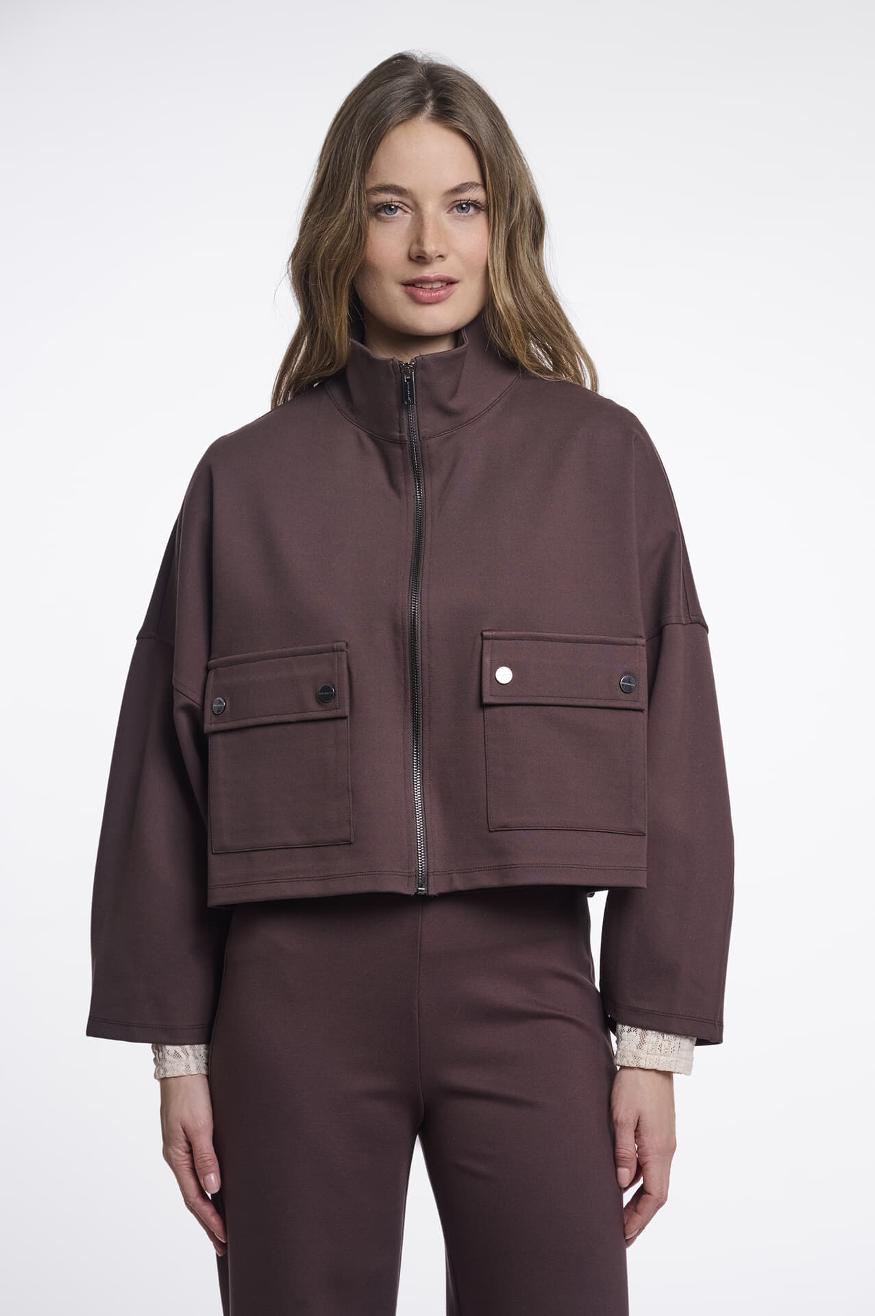 Rino & Pelle Jack Rave met rits Taupe
