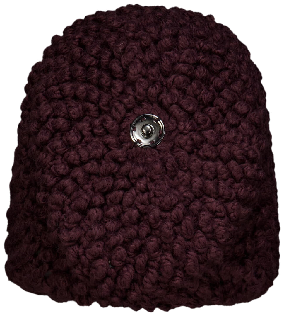 Rino & Pelle Gebreide Muts Kevina Bordeaux  