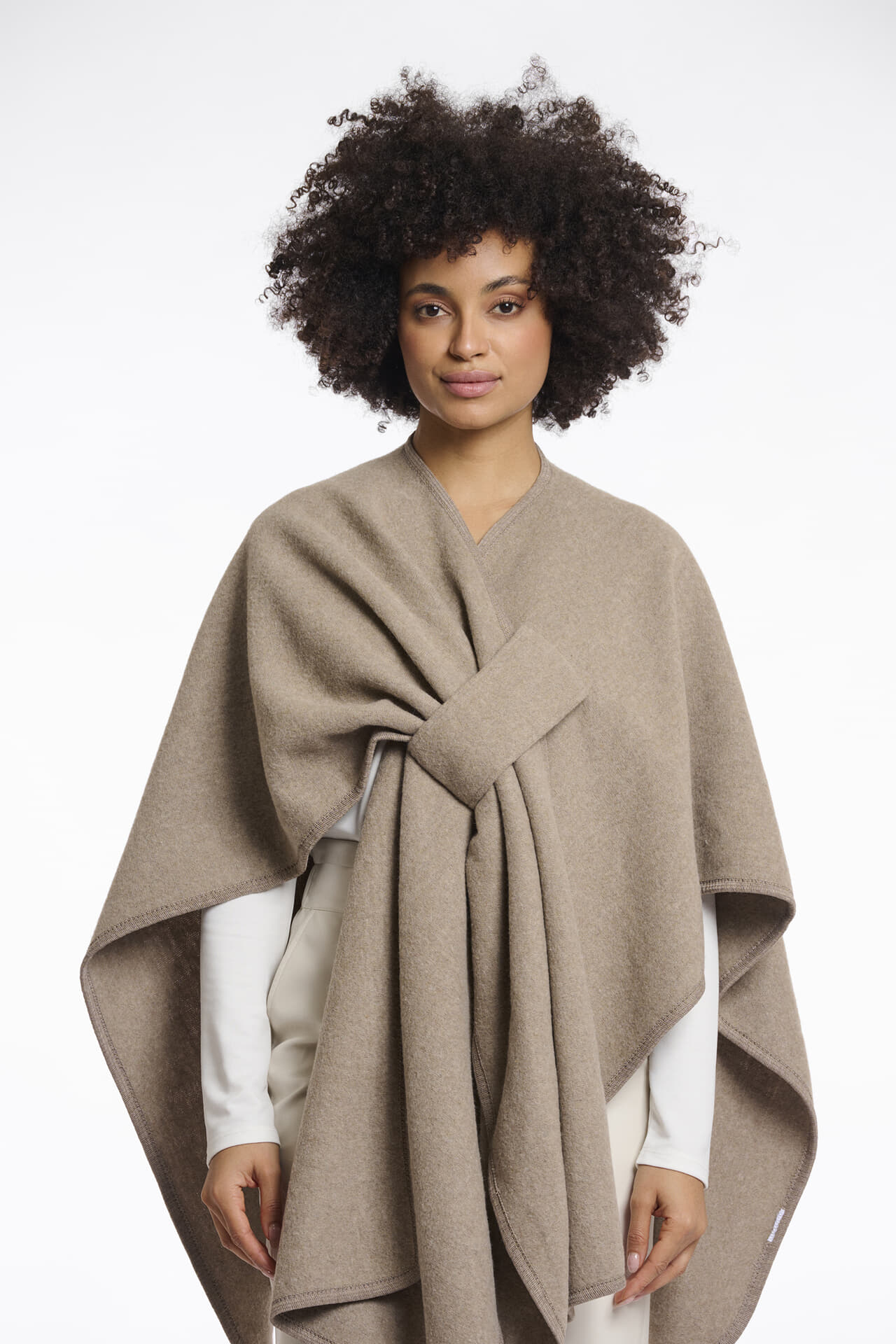Rino & Pelle Poncho Marwa Taupe