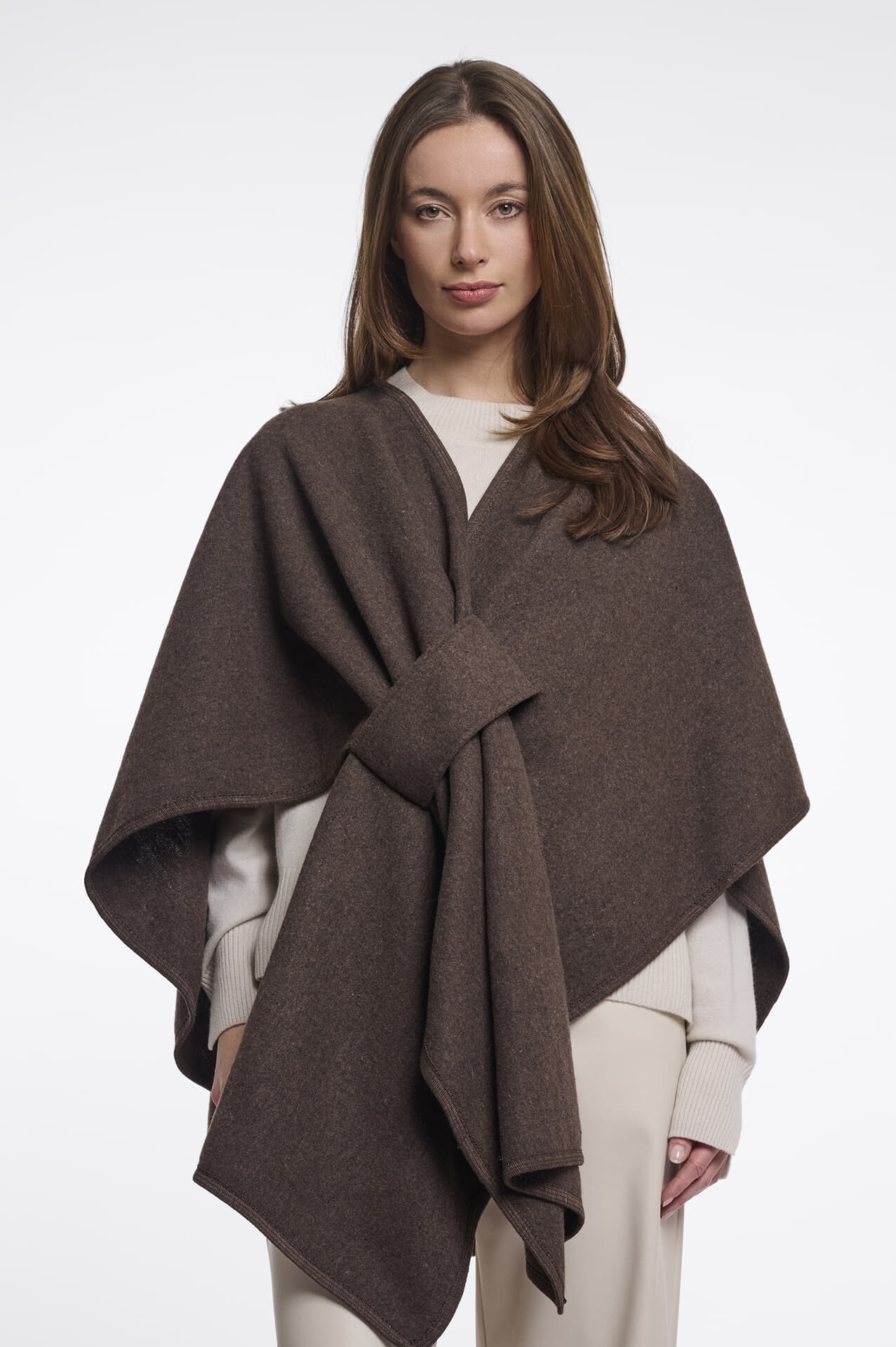 Rino & Pelle Poncho Marwa Taupe