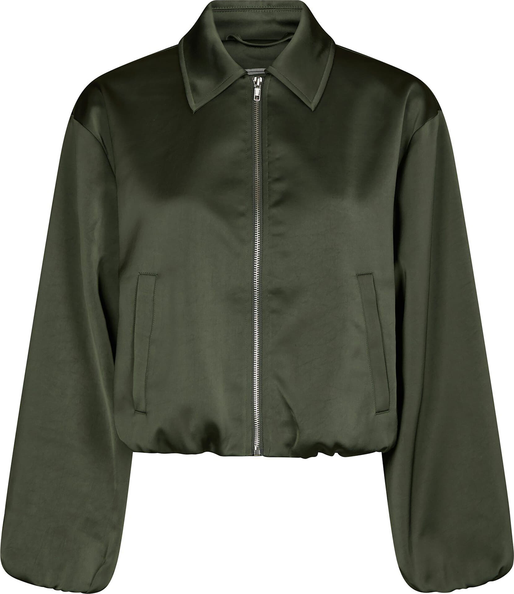 Neo Noir Bombervest Danielle Heavy Sateen Groen