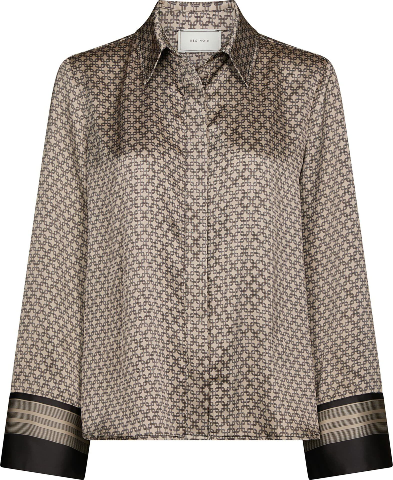 Neo Noir Blouse Mistan Pattern Beige