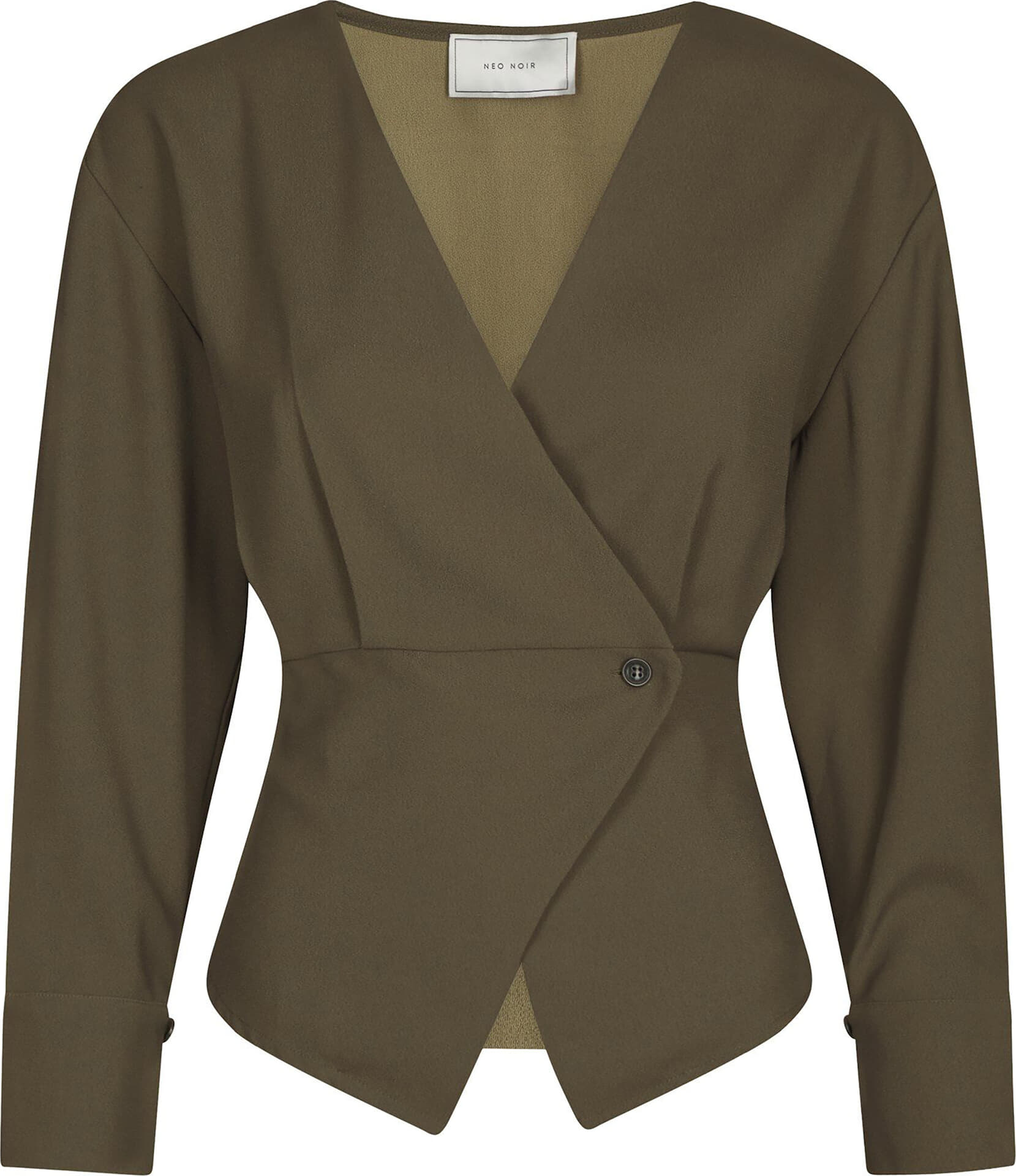 Neo Noir Blouse Reline Crepe Kaki
