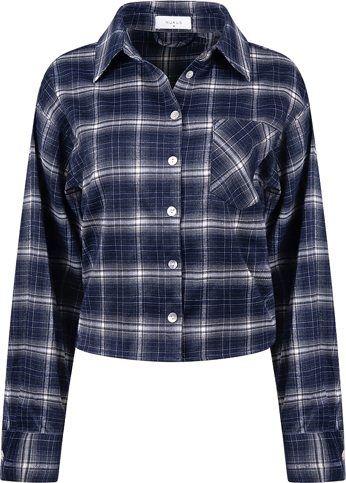 Nukus Blouse Macy Check Jeans Light