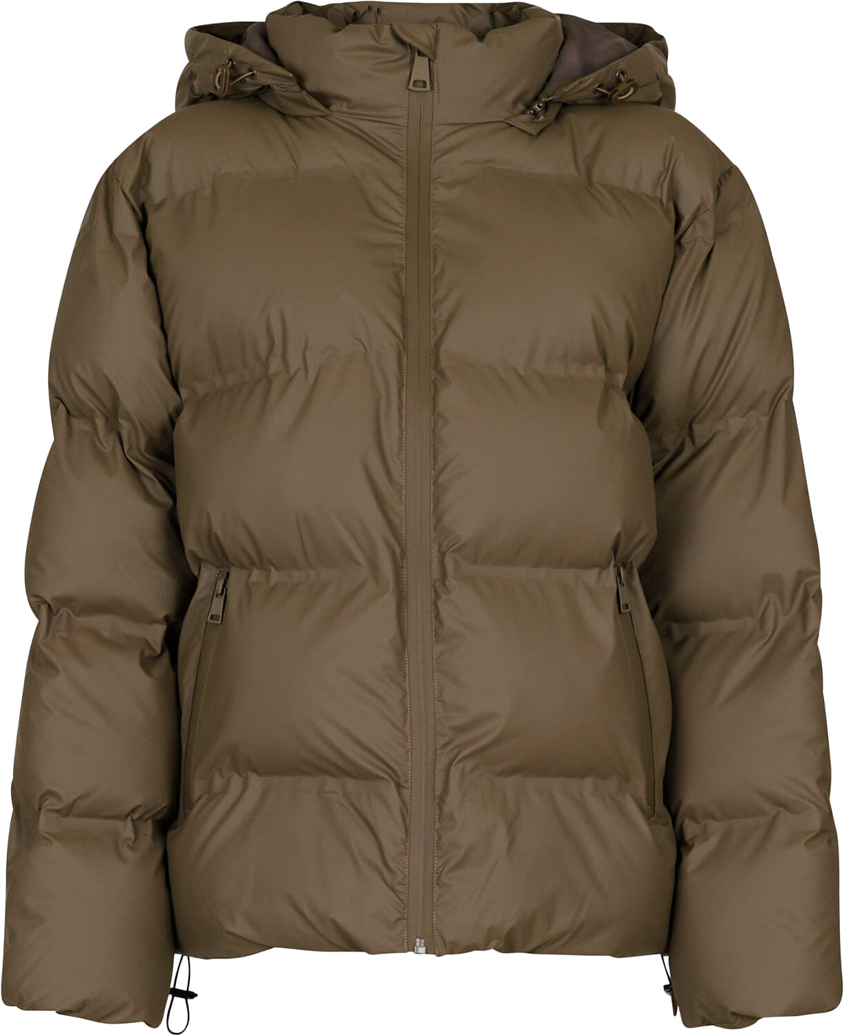 Neo Noir Puffer Jas Fox  Taupe